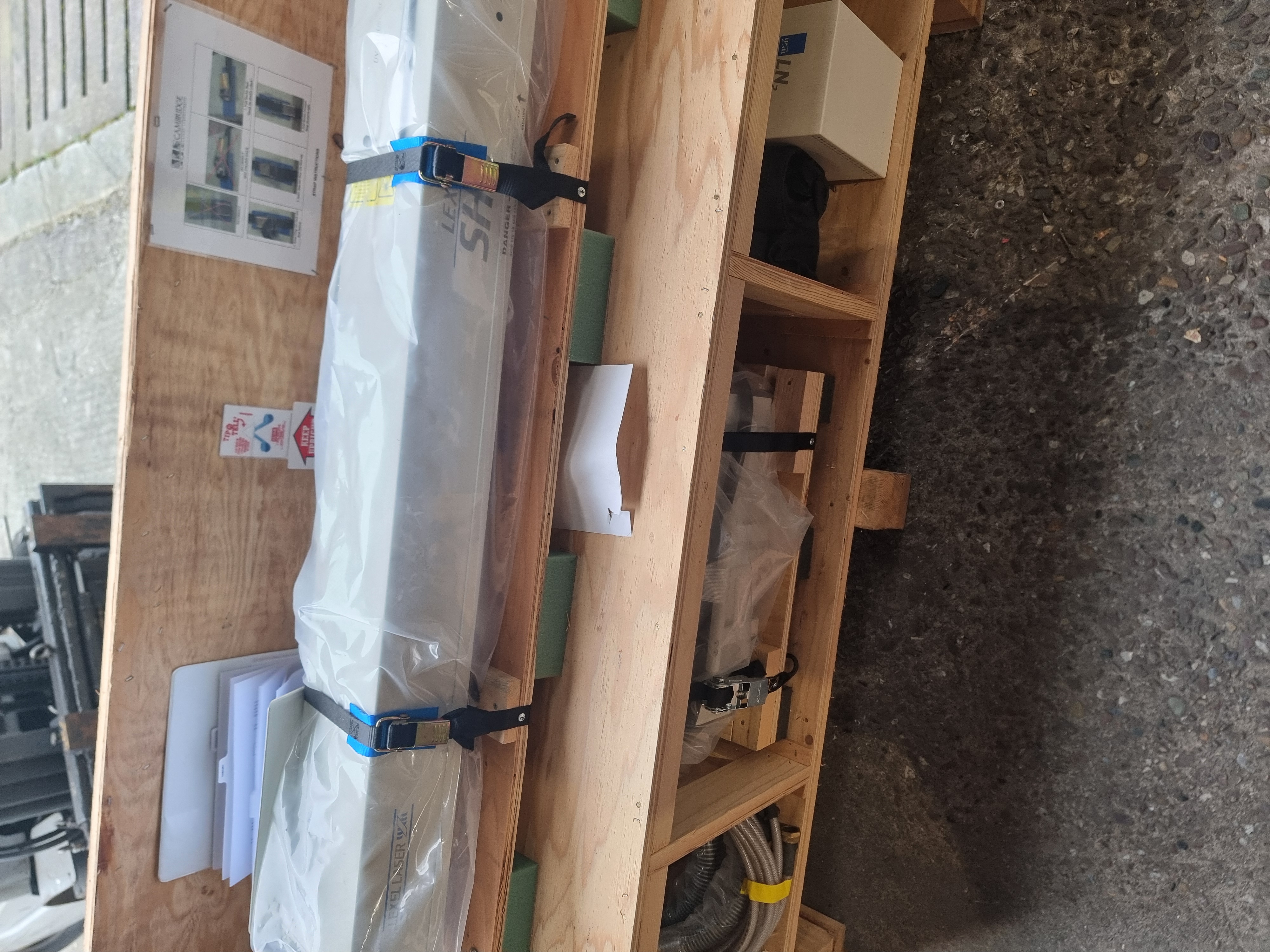 Used Cambridge Laboratories Lexel 95SHG CW UV ION Laser with Control Unit