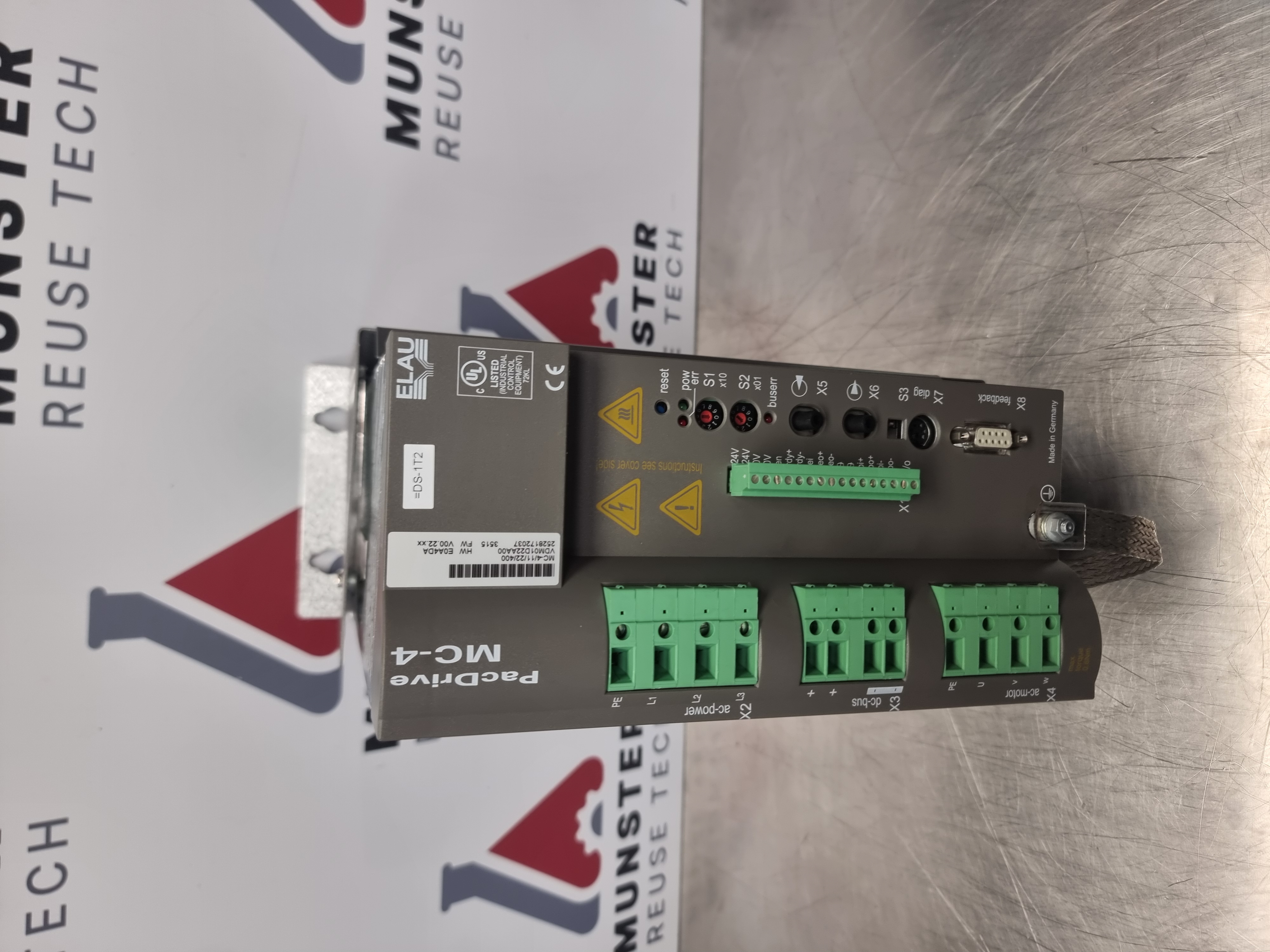 Used Schneider Elau MC-4/11/22/400 Servo Drive 22A | VDM01D22AA00 | !!USED NEVER RUN!!
