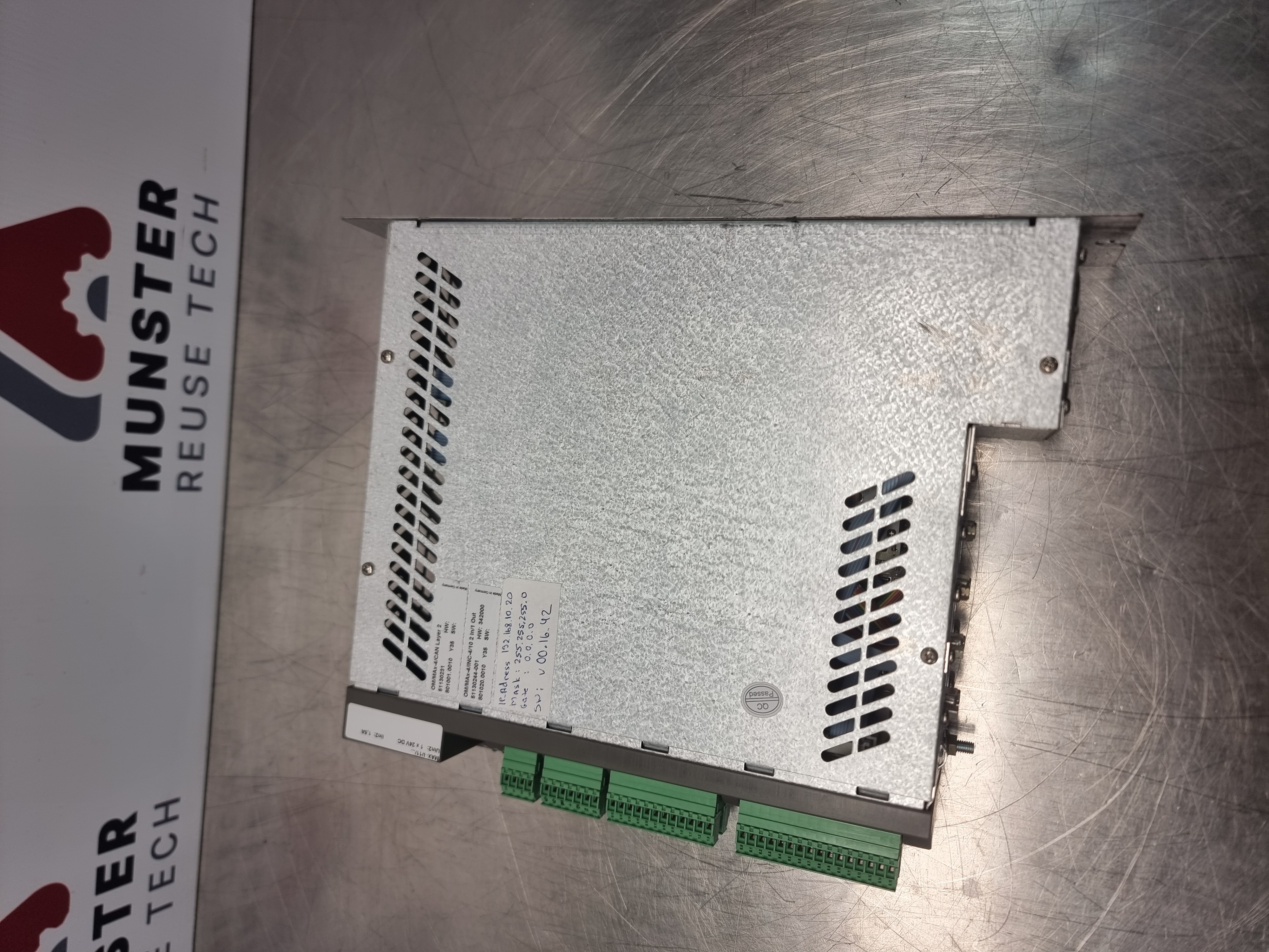 Used Elau MAX-4/11/03/016/99/1/1/00 Servo Controller | 13130255-008 | c/w OM/MAx-4 Interface Cards