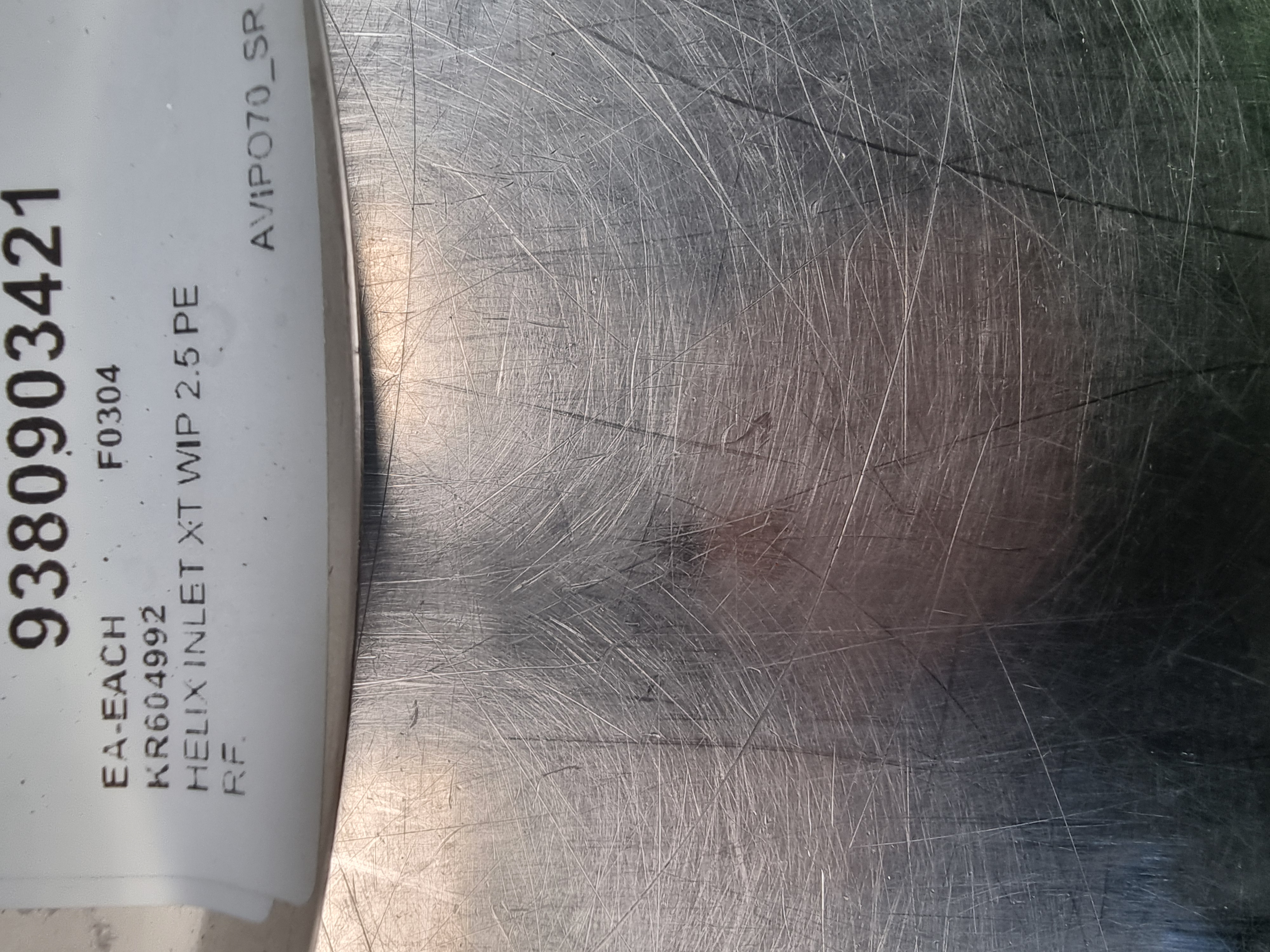 HELIX INLET XT WIP 2.5 PERF. For IMA Tablet Press