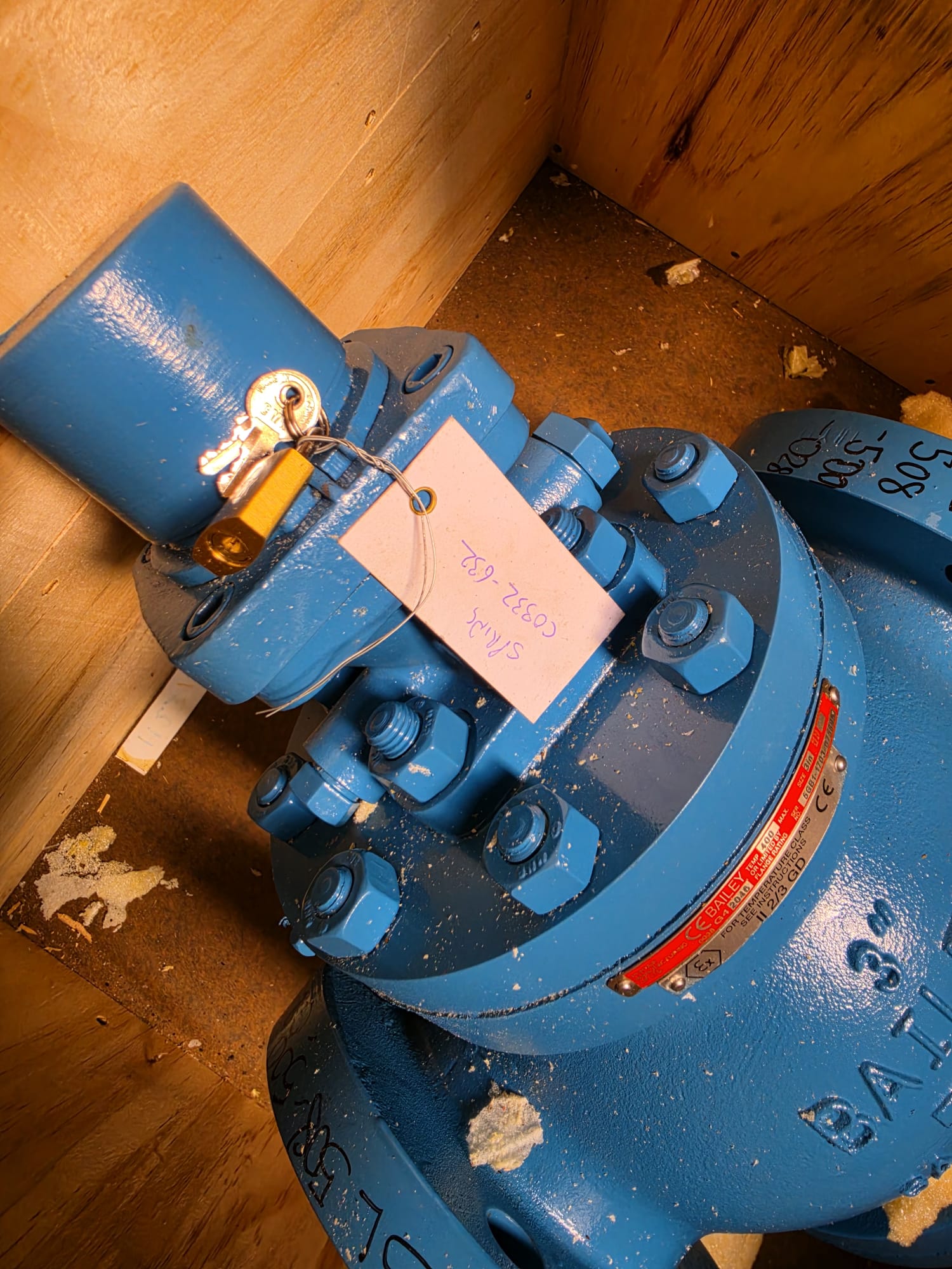 Bailey G4 3" Pressure Reducing Valve 