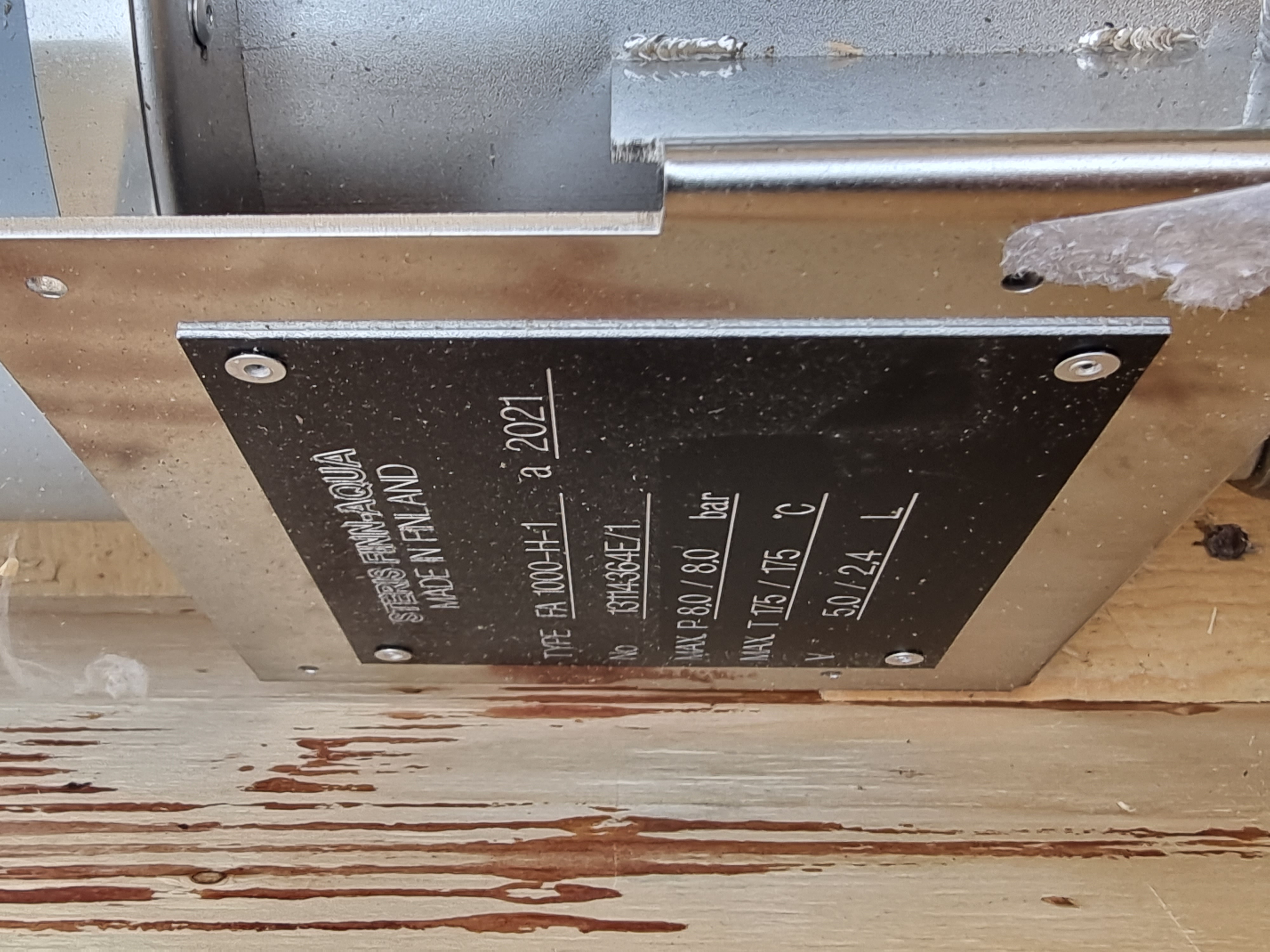 Steris Finn-Aqua Type FA 1000-H-1Pre Heater