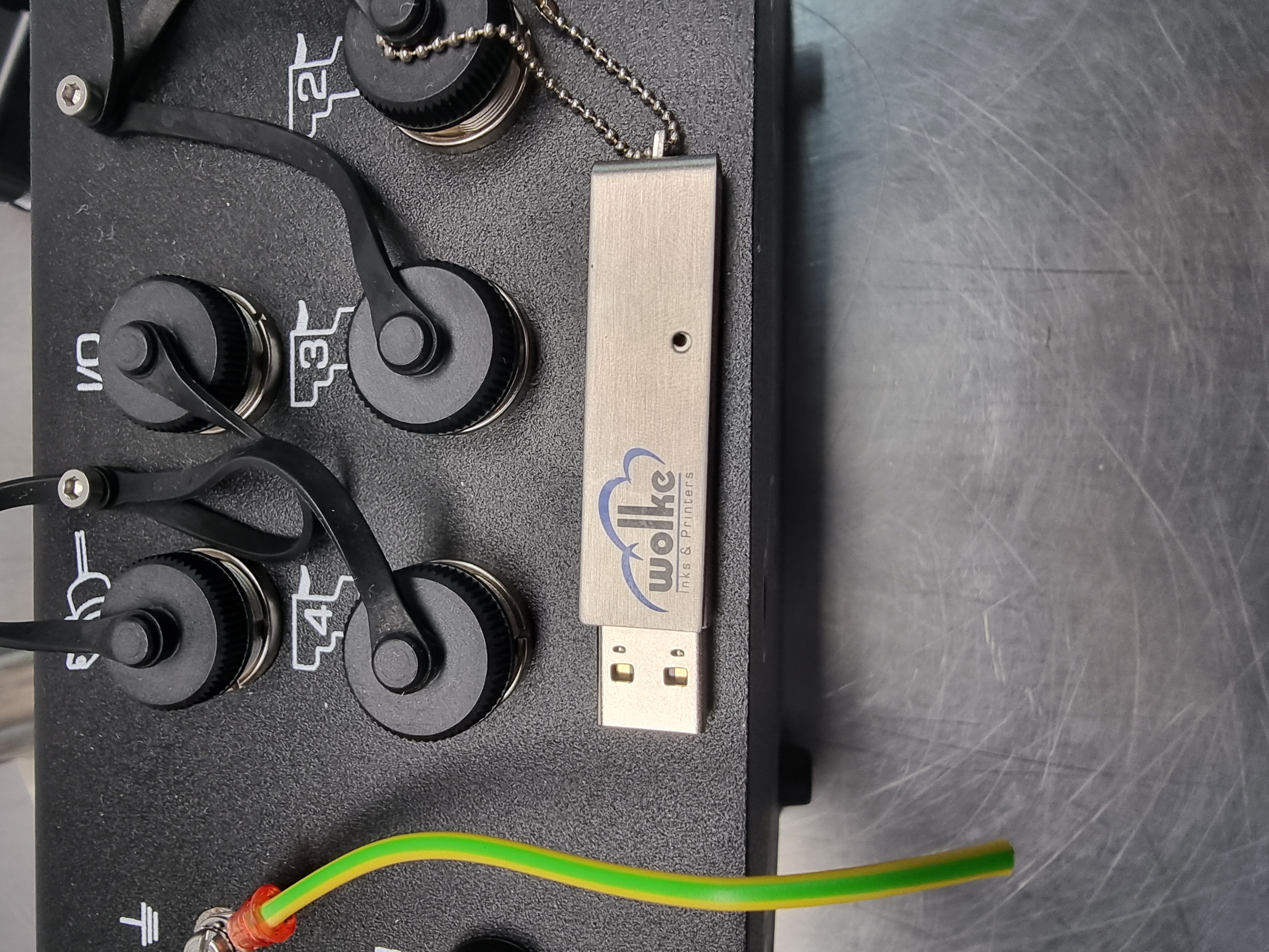 Used Wolke Videojet m610Advanced Print Controller | c/w Printhead & Encoder