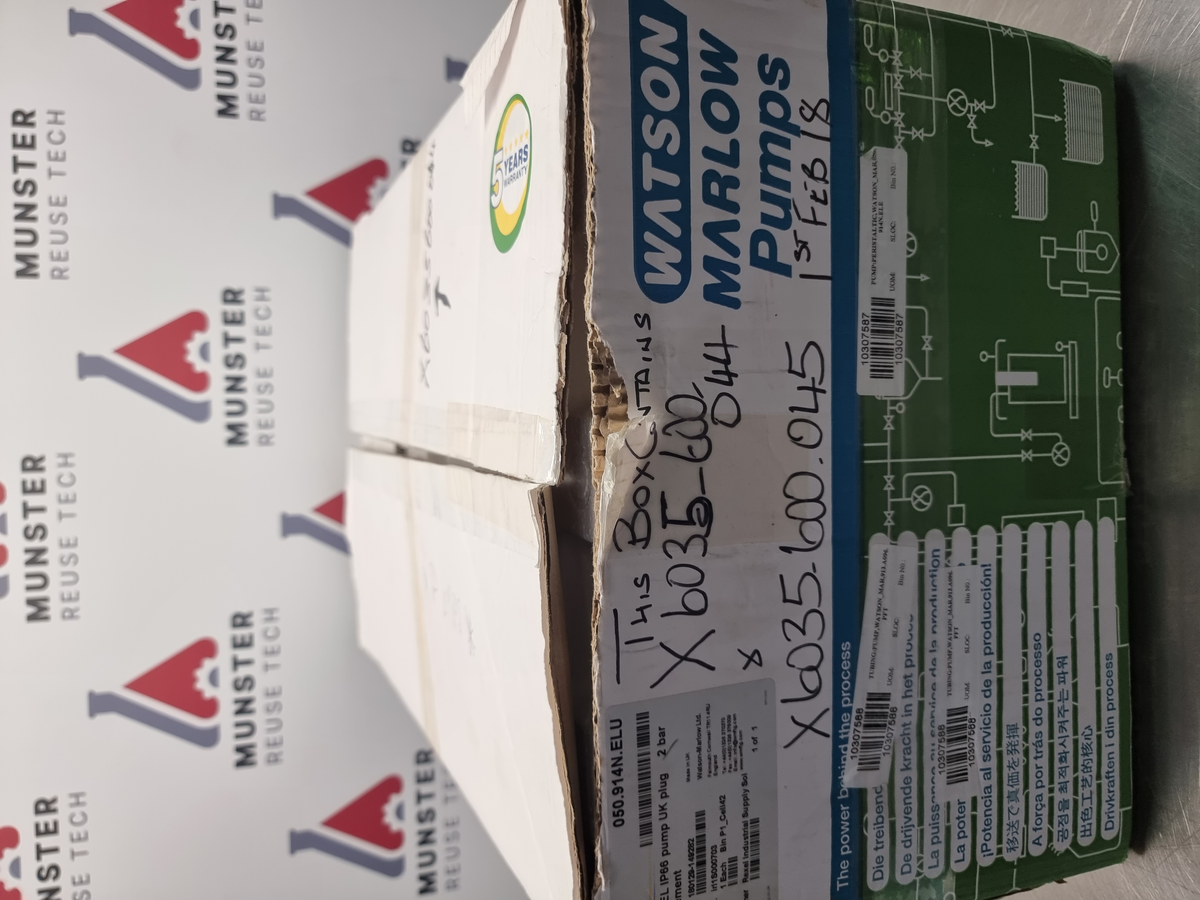 Watson Marlow 530UN/REL IP66 Pump | 050.914N.ELU