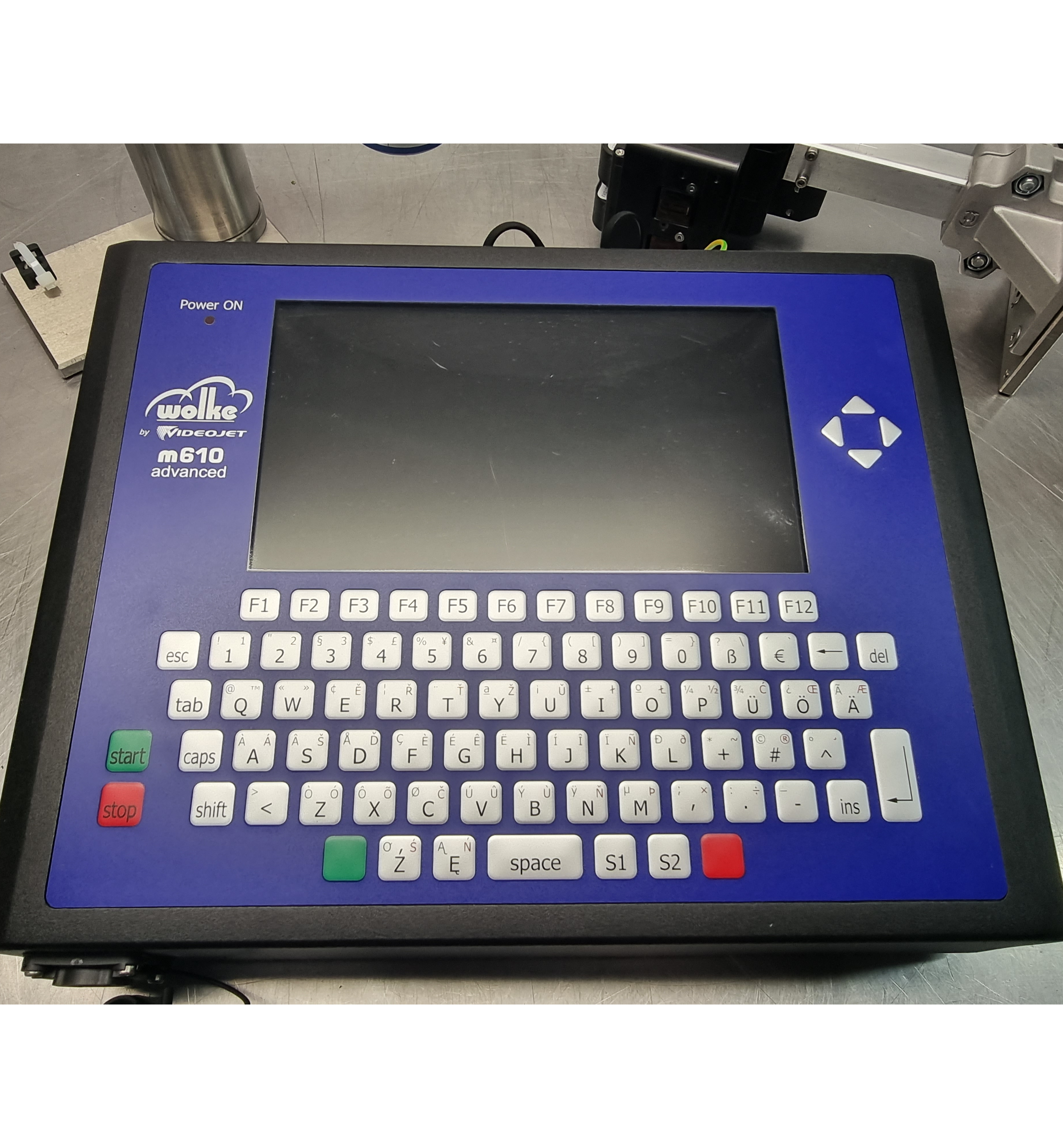 Used Wolke Videojet m610Advanced Print Controller | c/w Printhead & Encoder