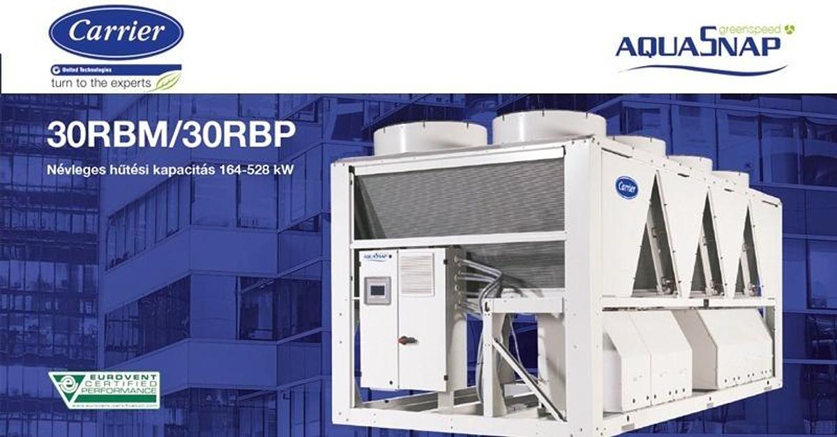 Used Carrier Aquasnap 30RBM/30RBP Chiller