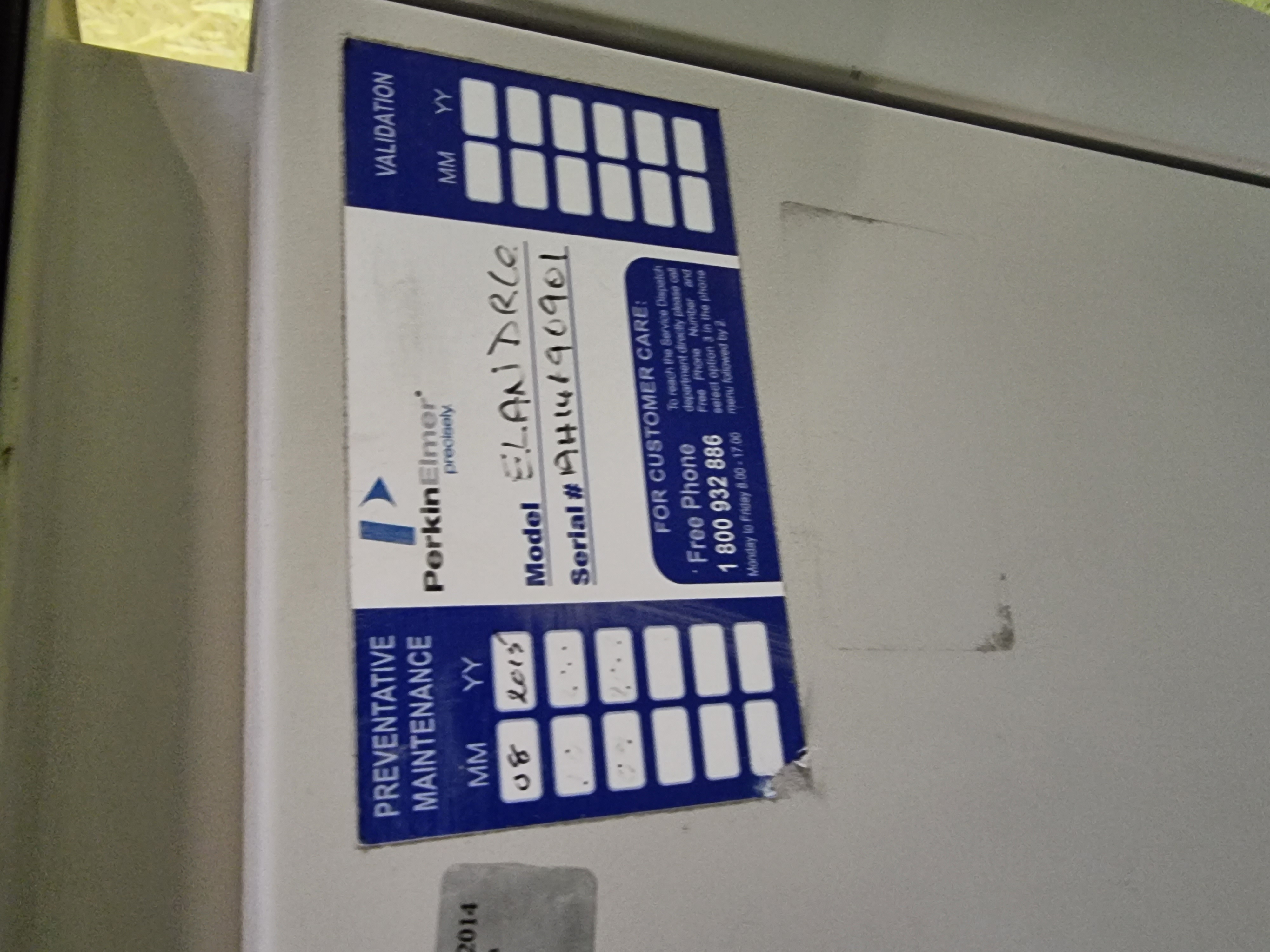 Used Perkin Elmer ICP Mass Spectrometer ELAN DRC-e