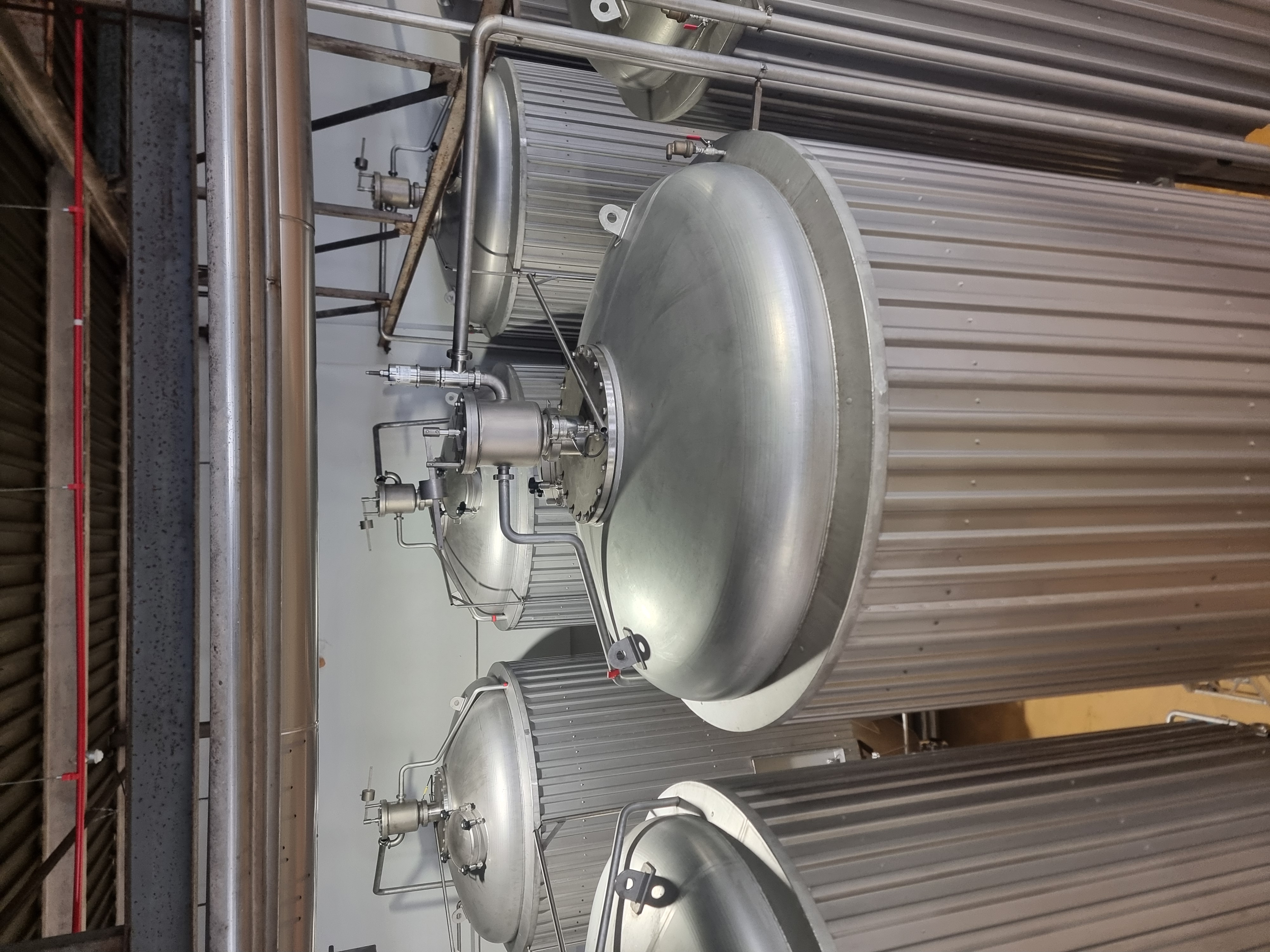 Used Reiger Fluid Processing Group 12,400 Litre Fermentation Tanks