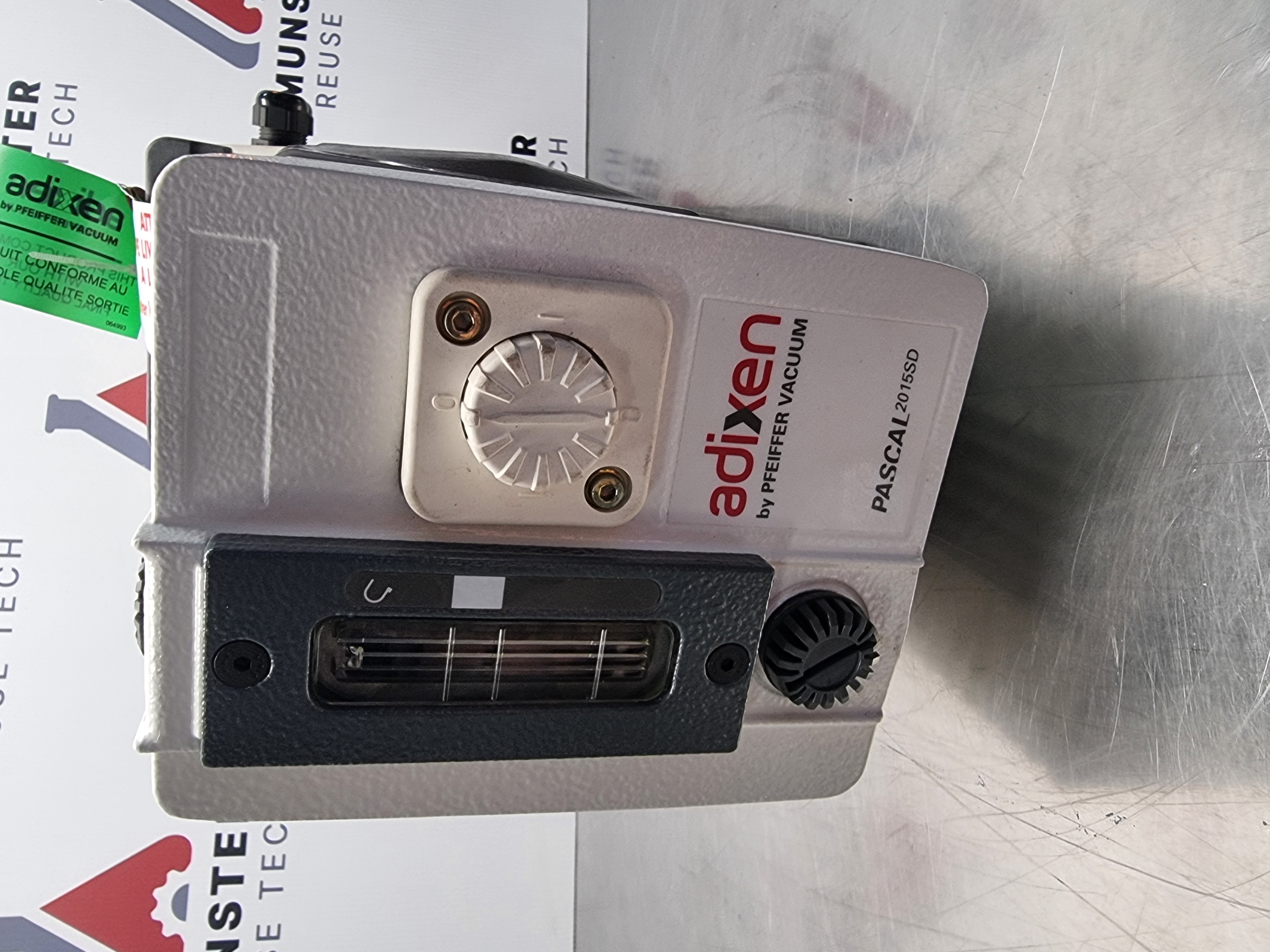 Used Pfeiffer Adixen 2 Stage Vacuum Pump | Part no. 215SDTHEM | Year 2012