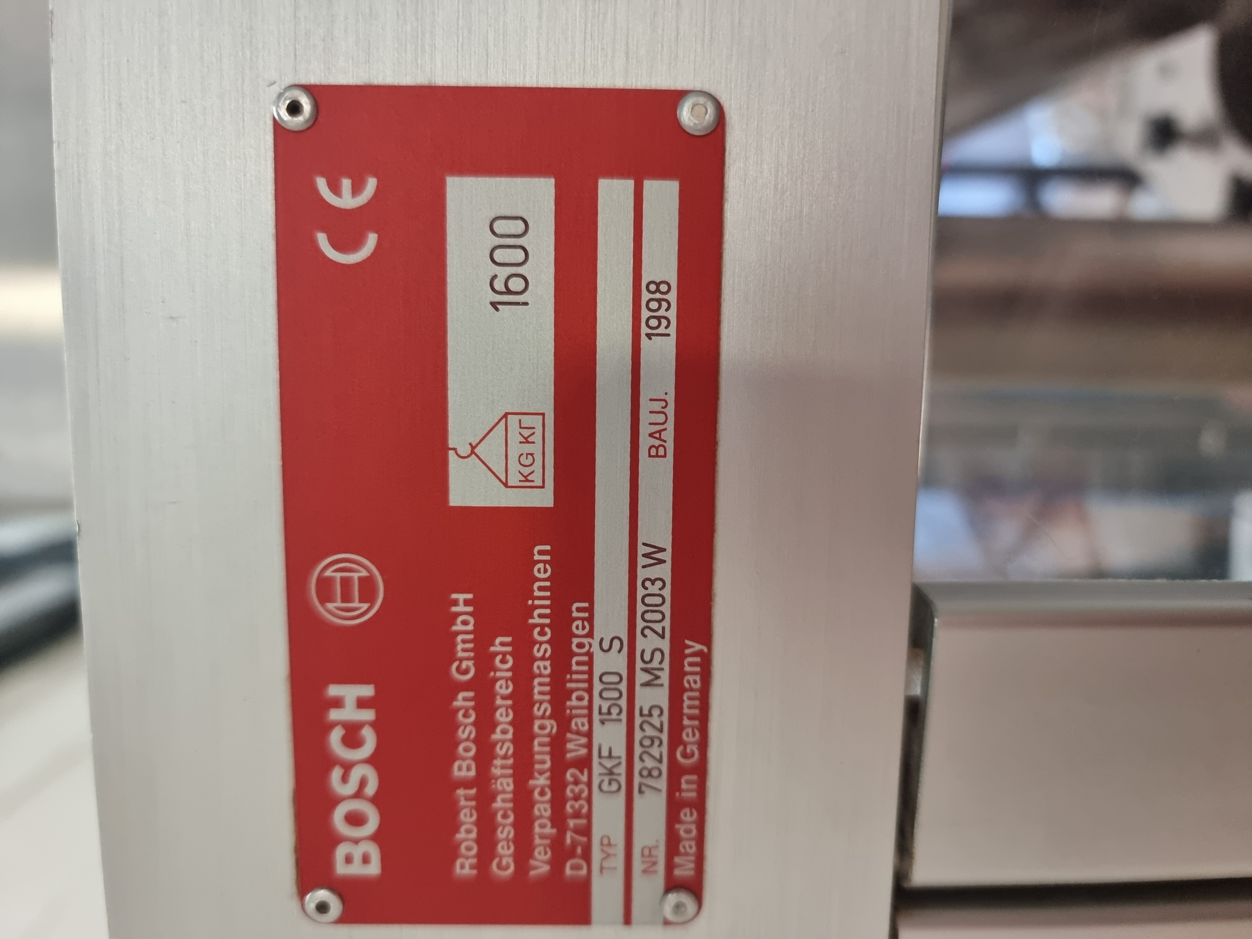 Used Bosch GKF-1500 S Capsule Filler Complete with Change Parts