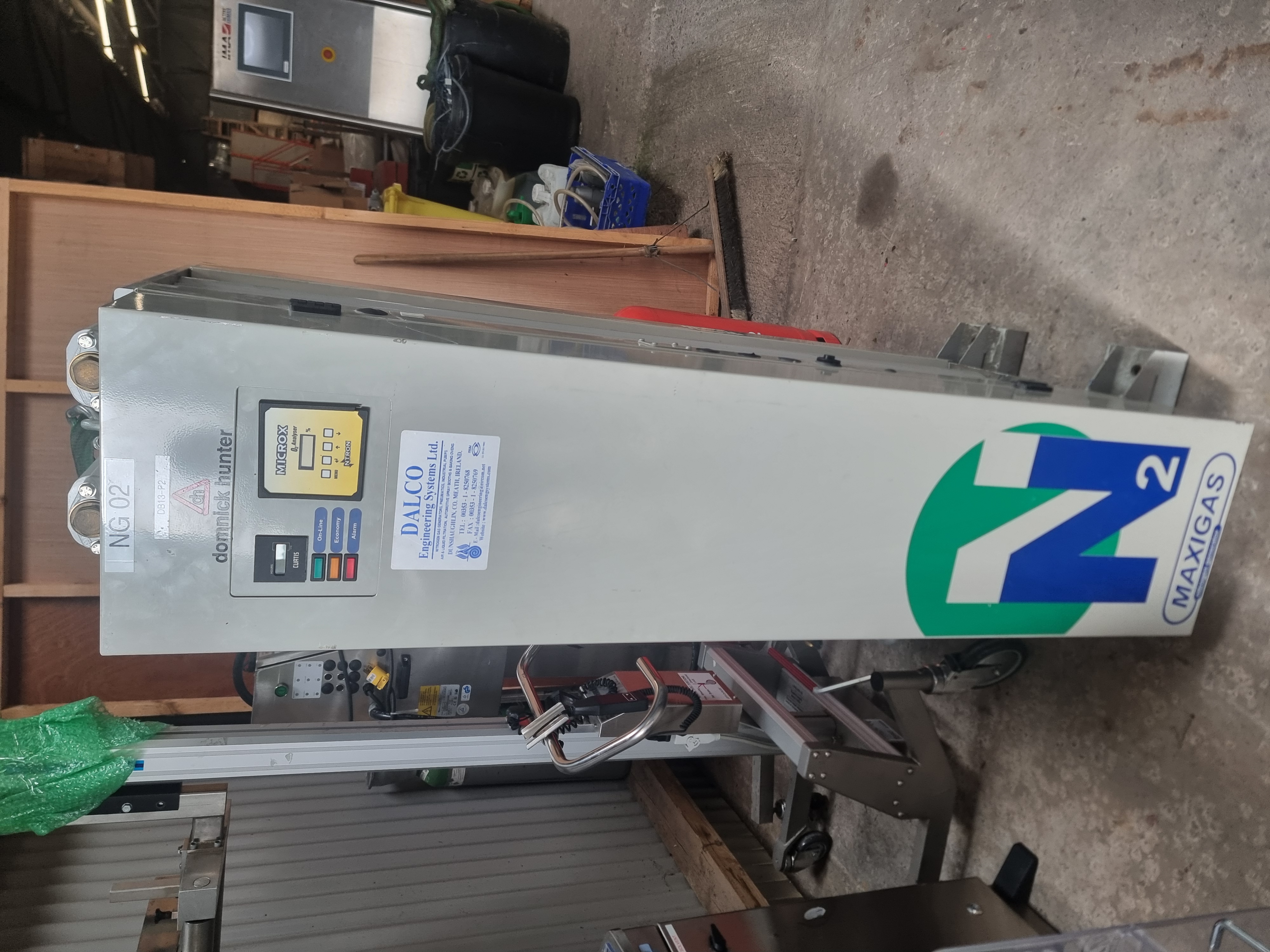 Used Domnick Hunter N2MAX Nitrogen Gas Generator