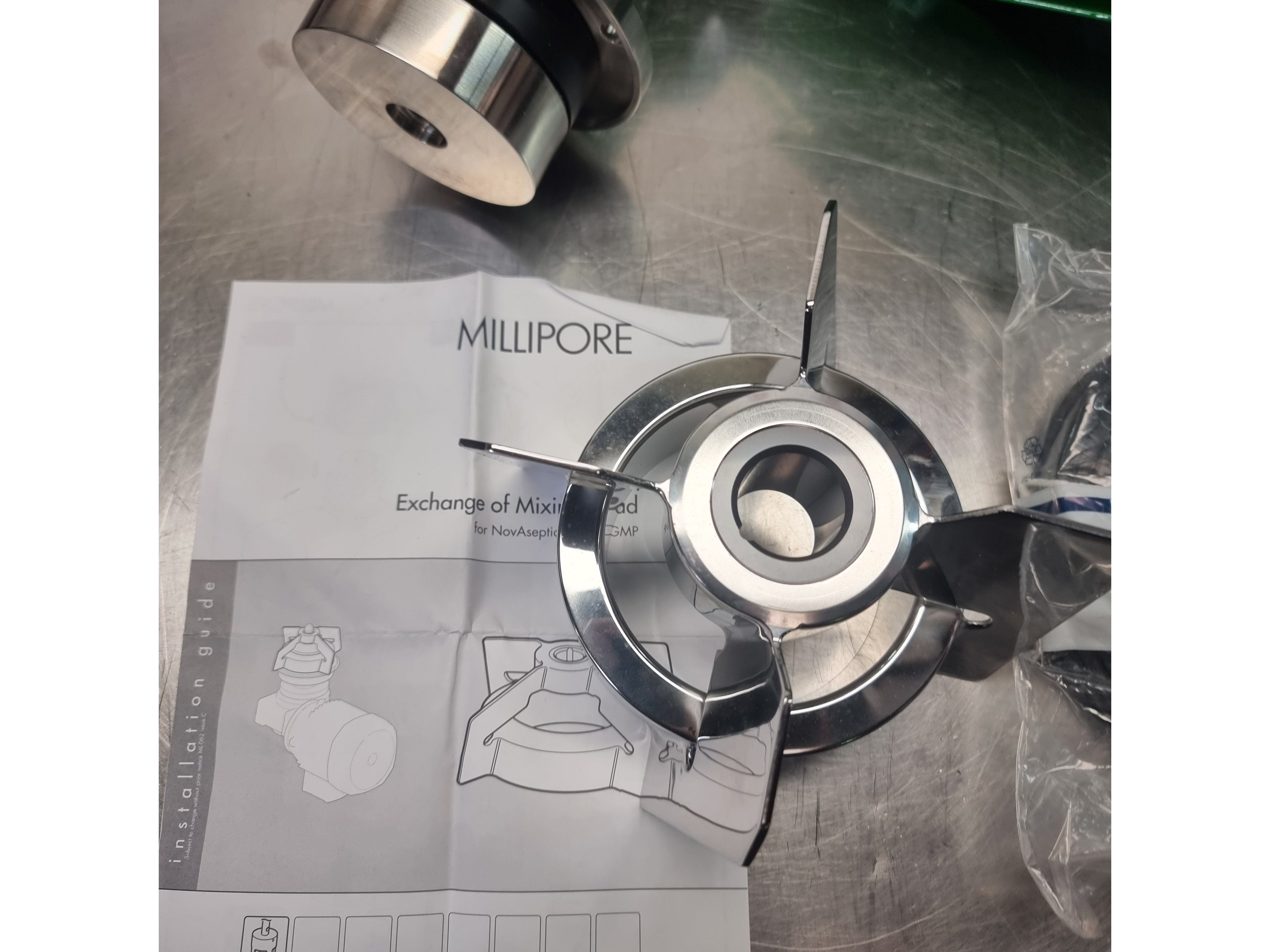 Used Millipore Novaseptic GMP 5000 Drive Unit c/w GM50/12 EP Magnetic Mixer