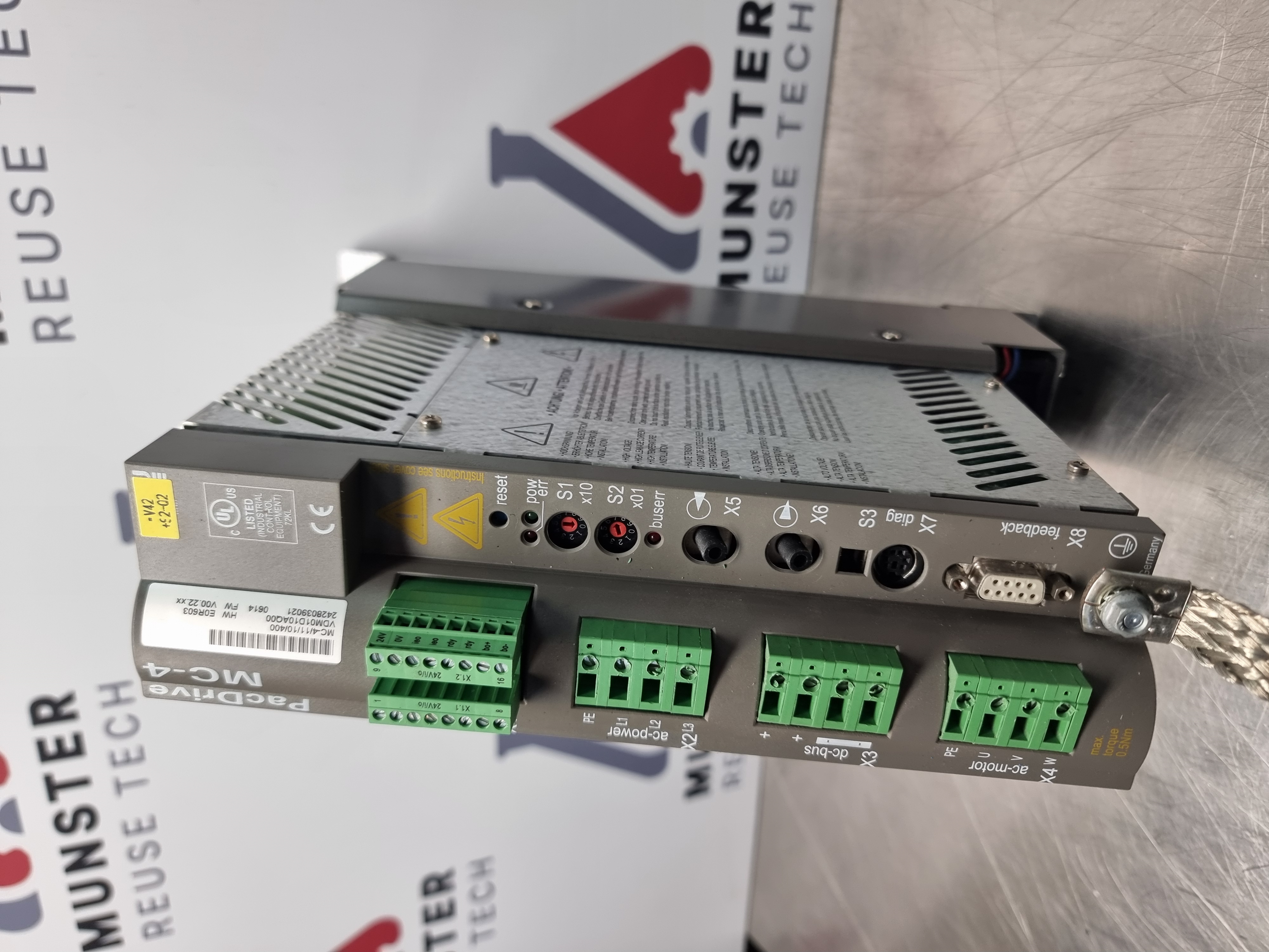 Used Elau Pac Drive MC-4/11/10/400 Servo Drive | VDM01D10AL14