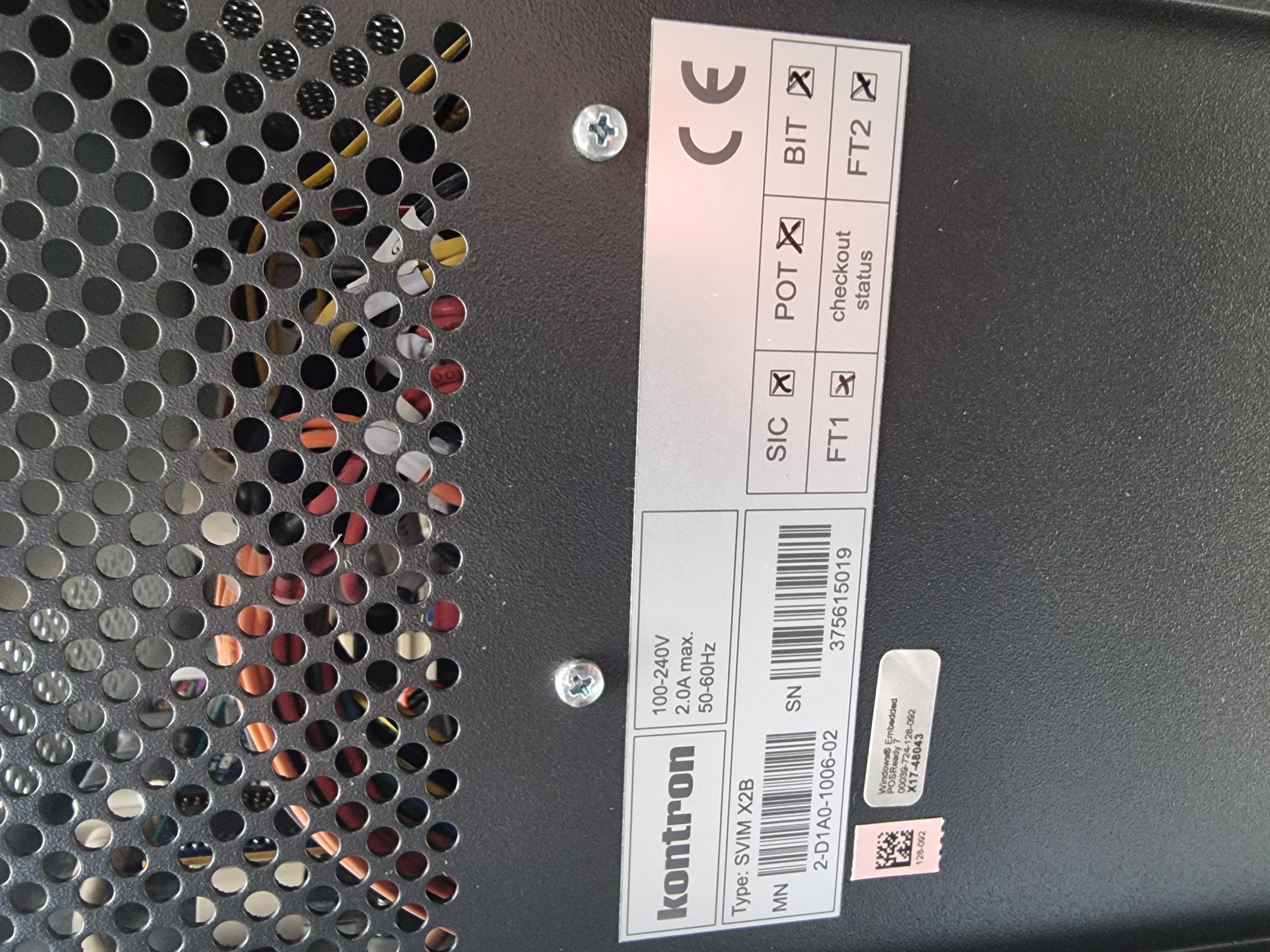 Used Seidenader SVIM X2B Personal Computer for Seidenader Inspection Machine