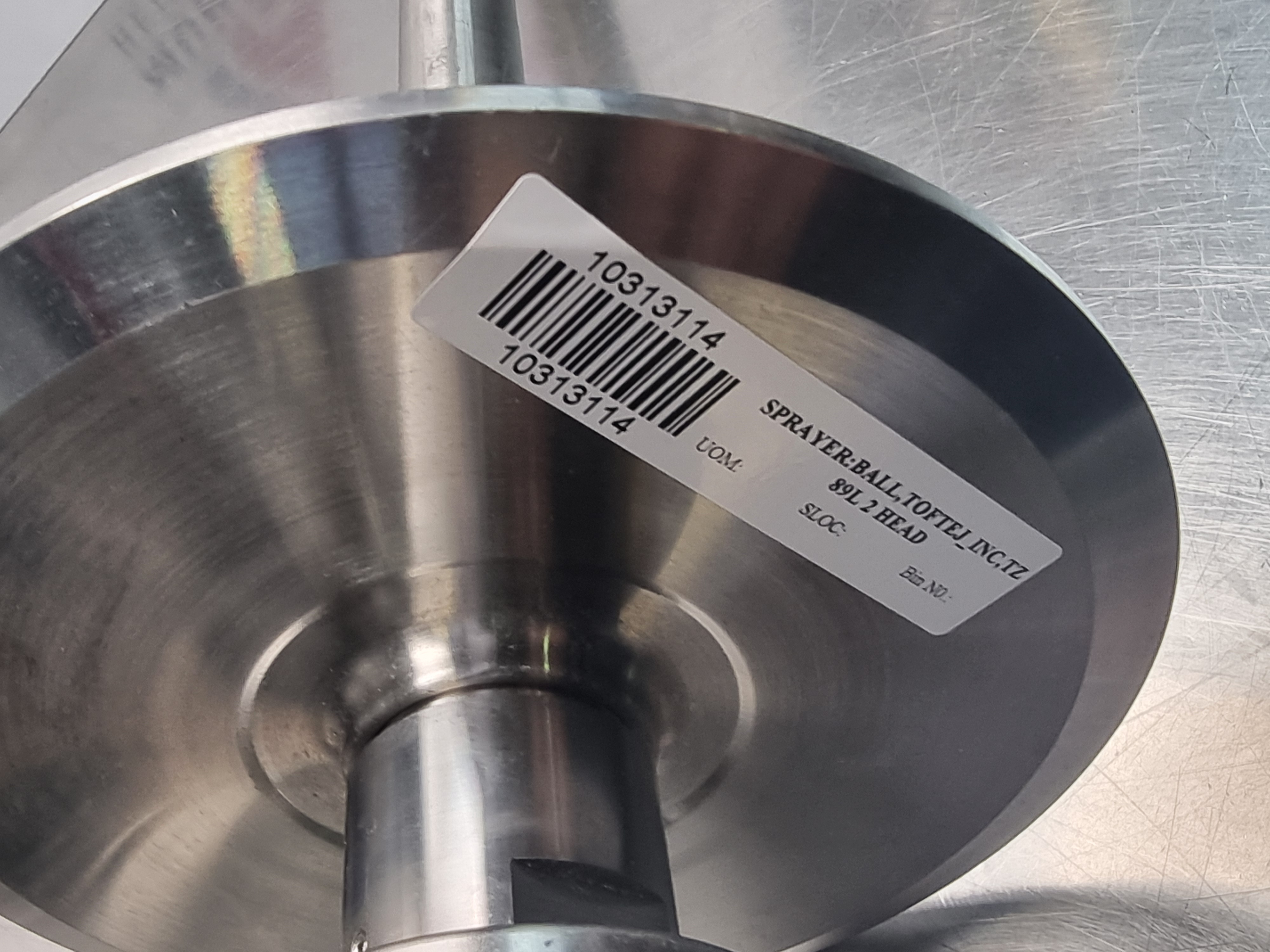 Used Alfa Laval Toftejorg TZ-89 L Rotary Jet Head Tank Cleaner | TZ89 0009 002