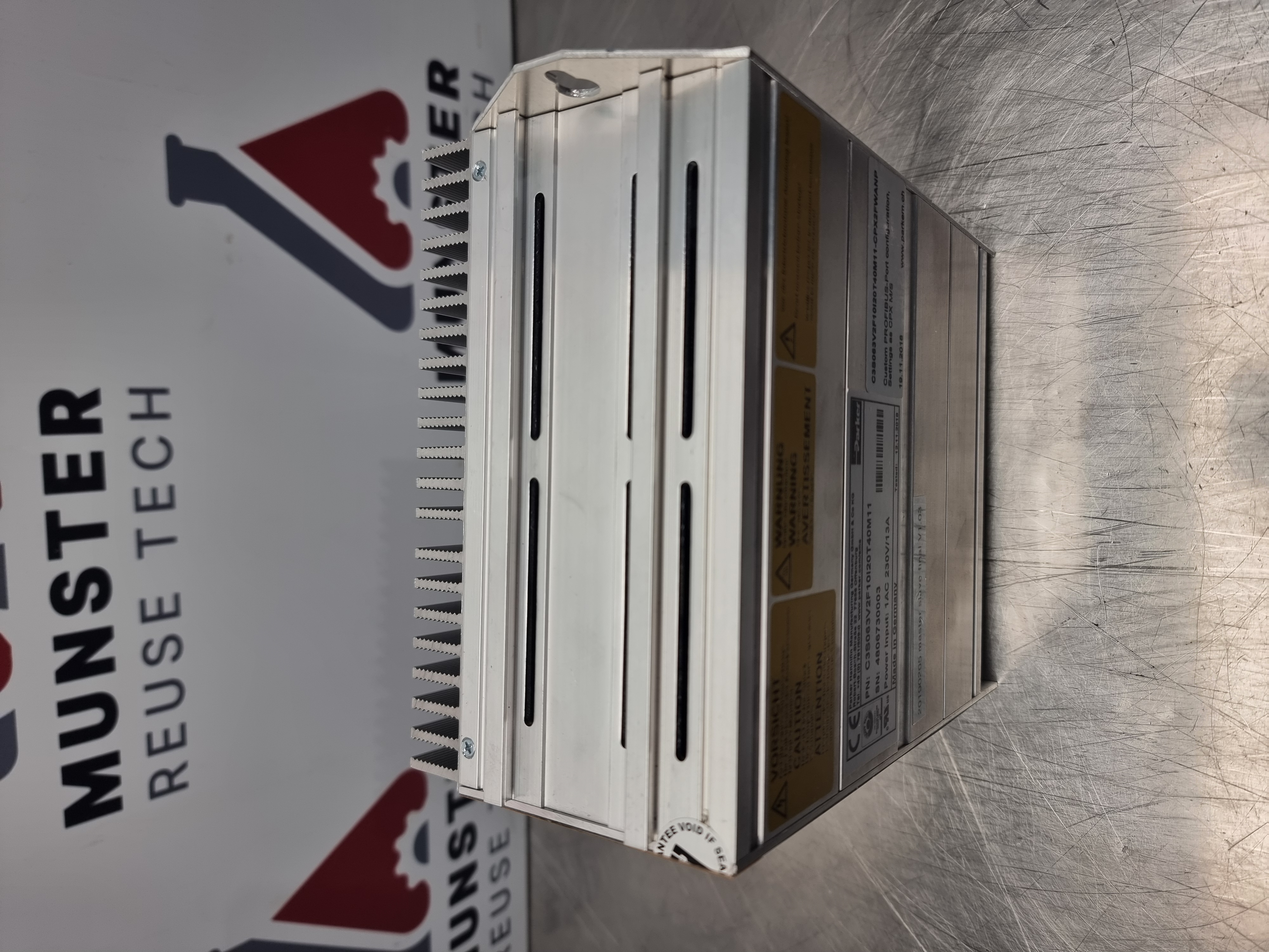 Used Parker Compax3S Series Single-Axis Servo Drive | P/N: C3S063V2F10I20T40M11