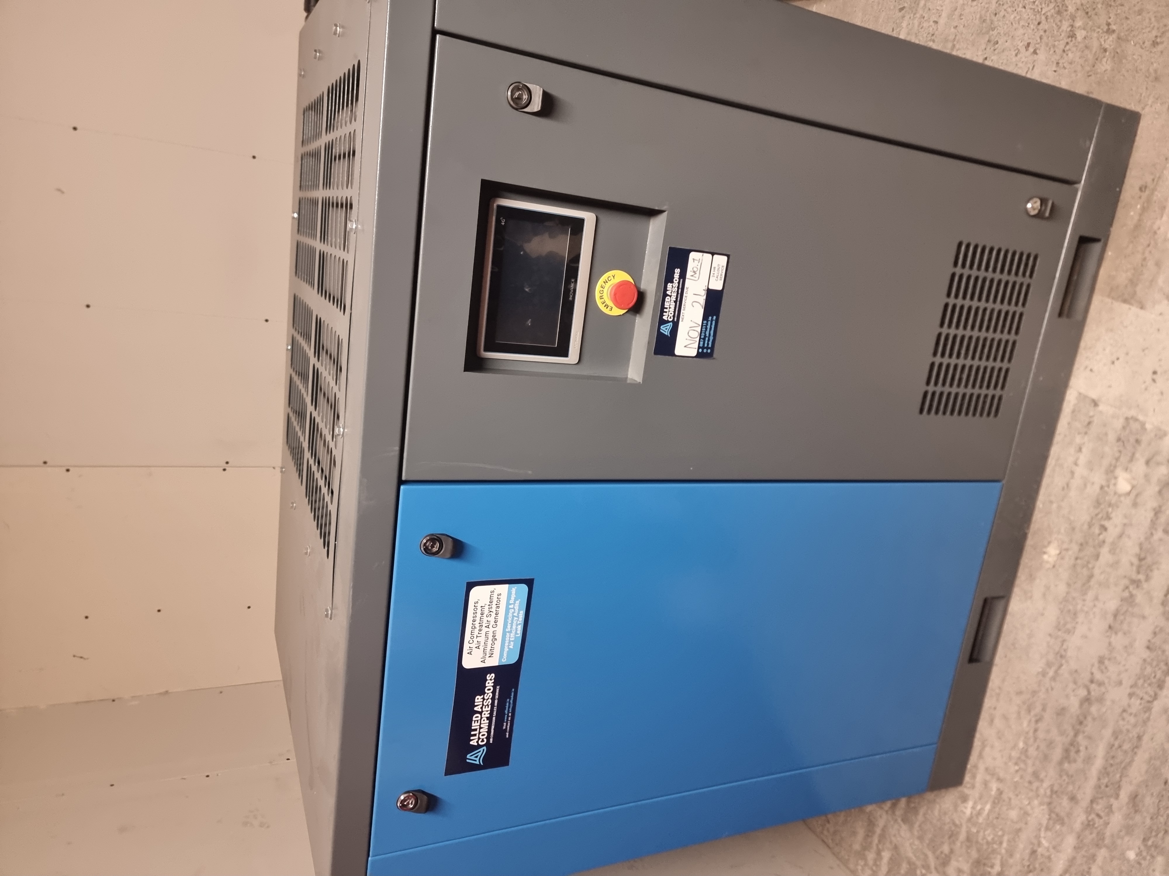 Used 22kW Screw Air Compressor | Kube PM22 | 3.2m³/m