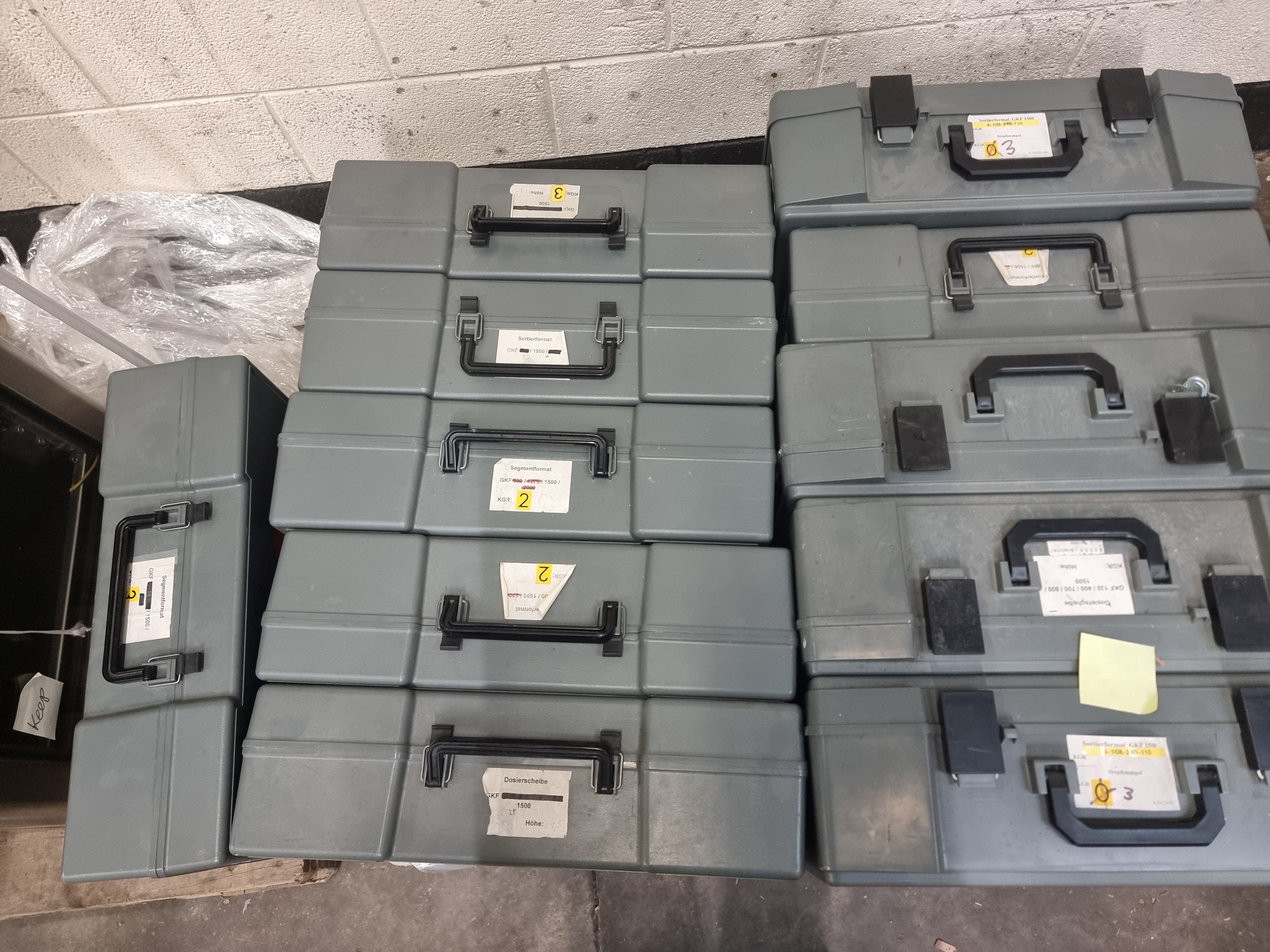 Used Bosch GKF-1500 S Capsule Filler Complete with Change Parts