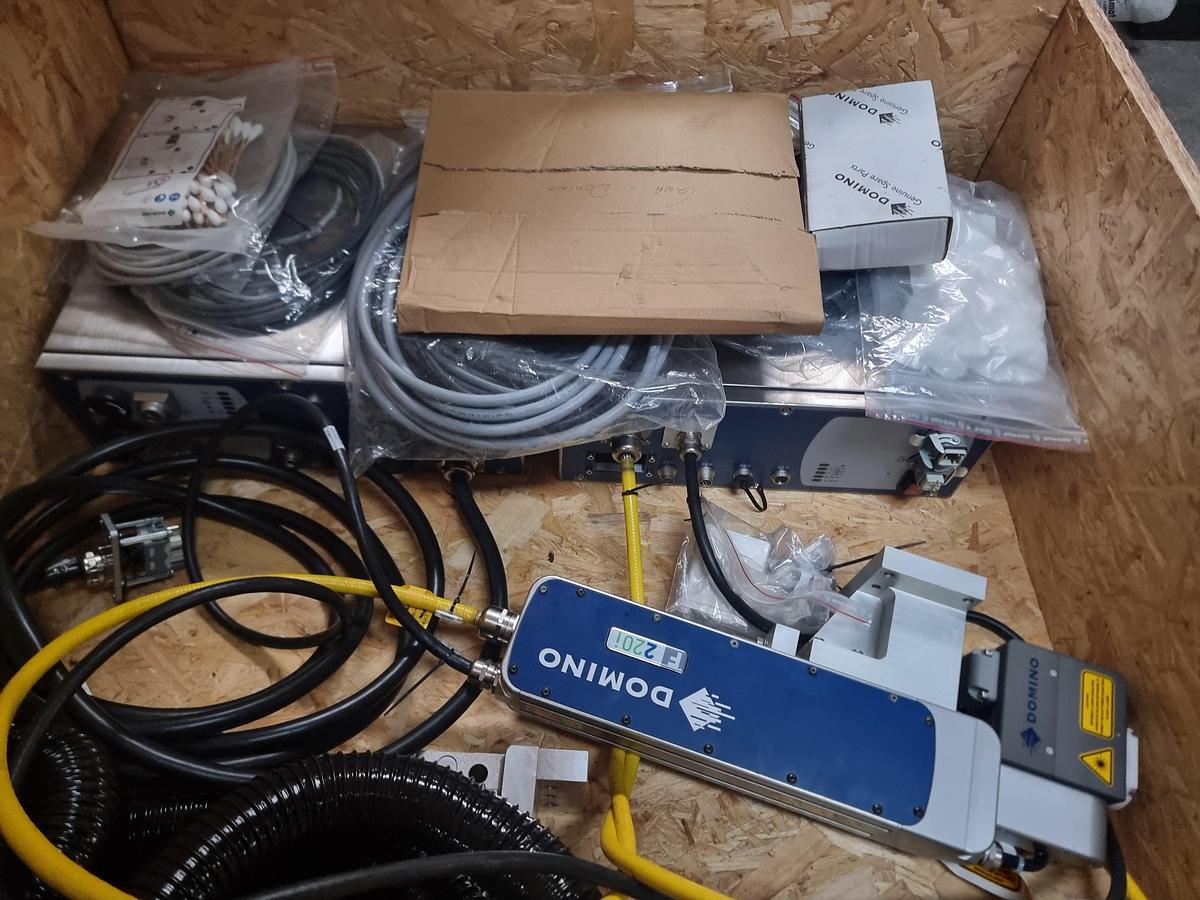 Used Domino F220i Fibre Laser Marking System | Laser for Metals and Plastic