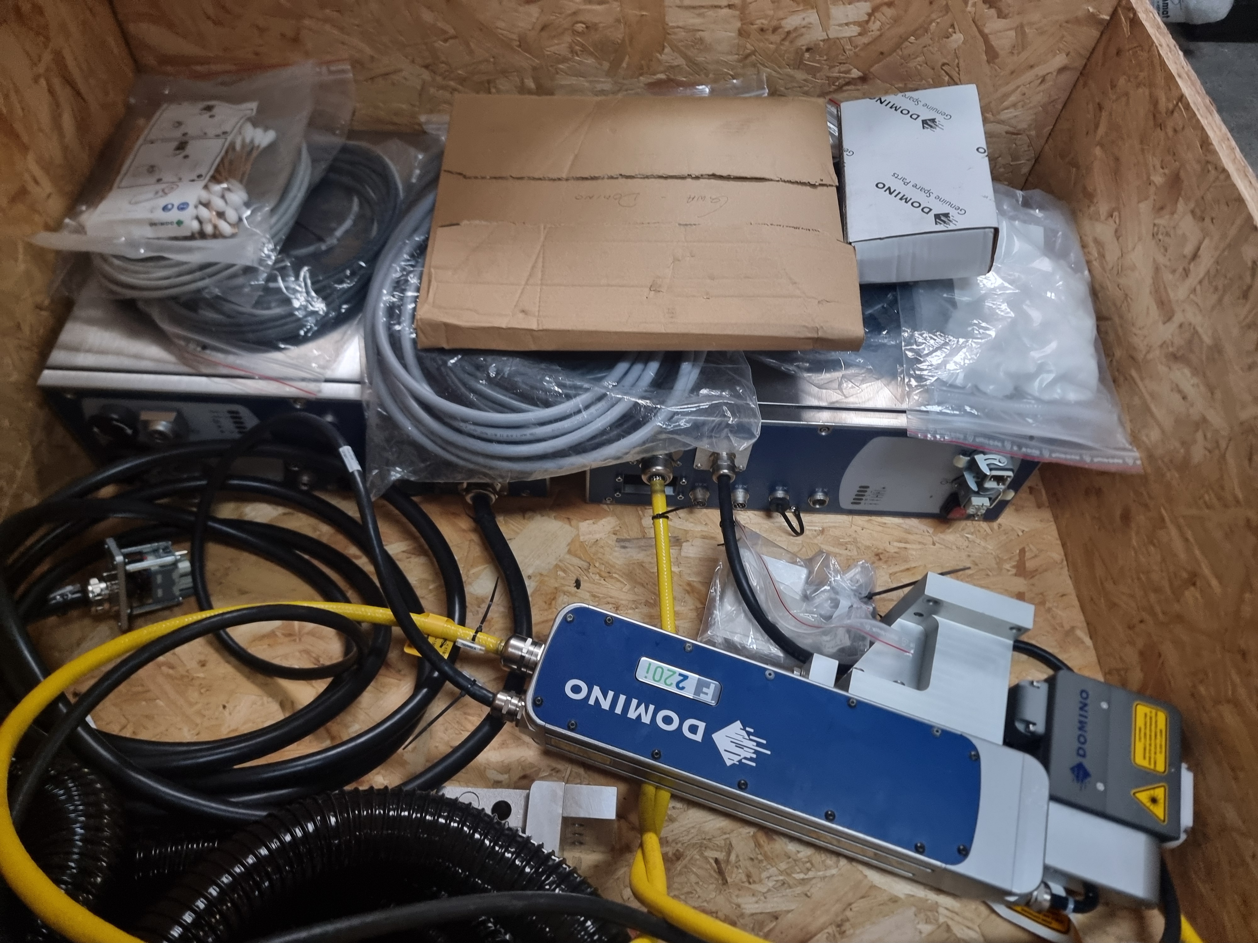 Used Domino F220i Fibre Laser Marking System | Laser for Metals and Plastic