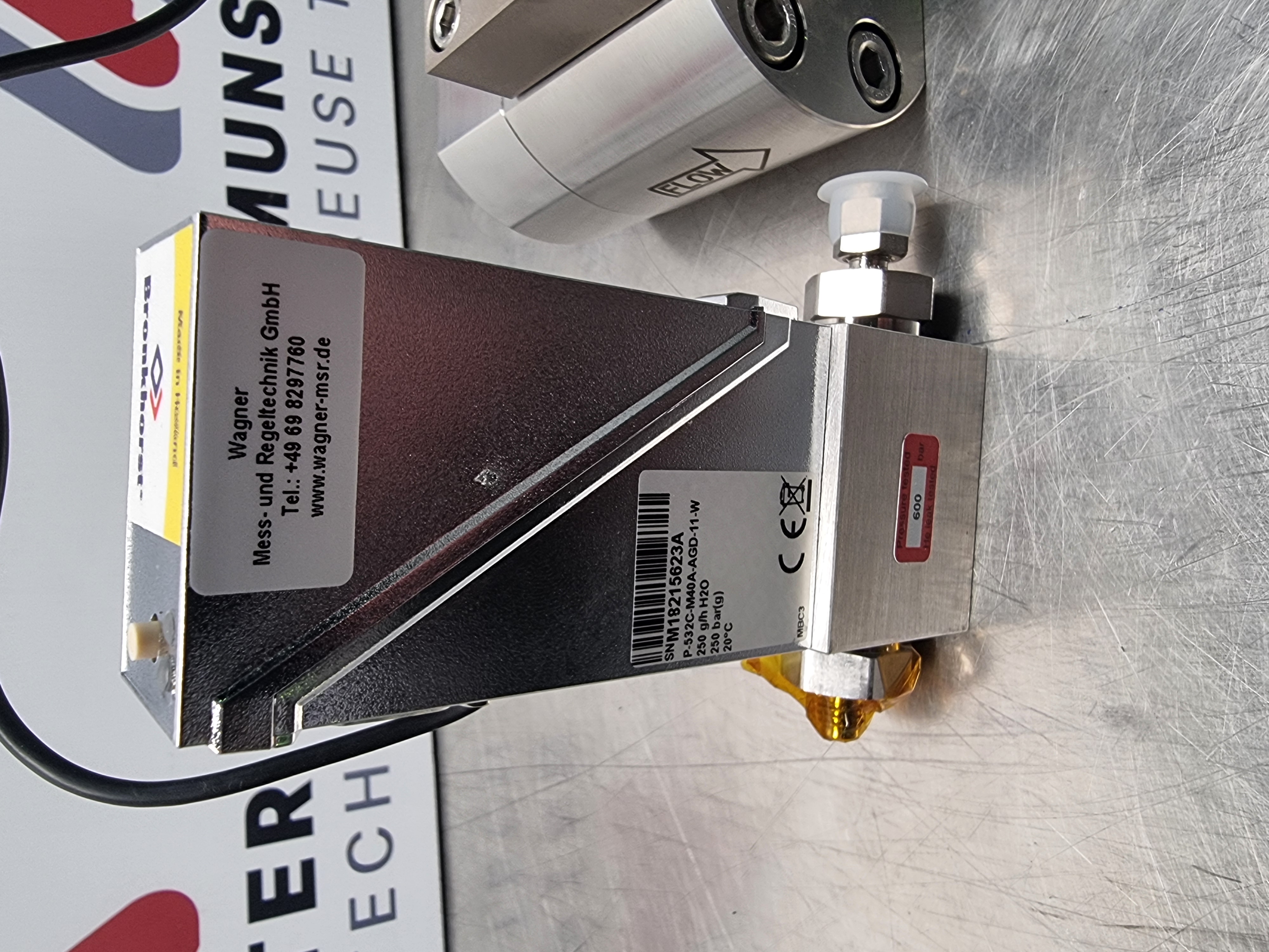 Bronkorst EL-Press Flow Meter Controller P-532-M40A | c/w F-033C Flow Sensor