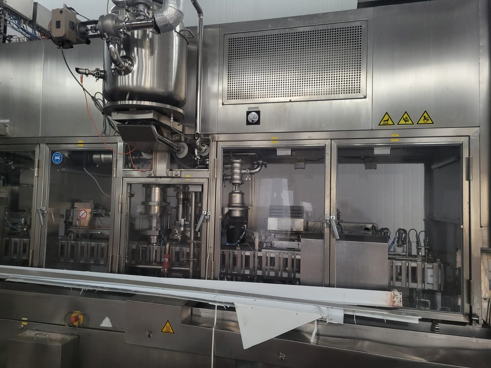 Used ELOPAK Shikoku S-PS60EC Carton Filling Machine | Year 2016