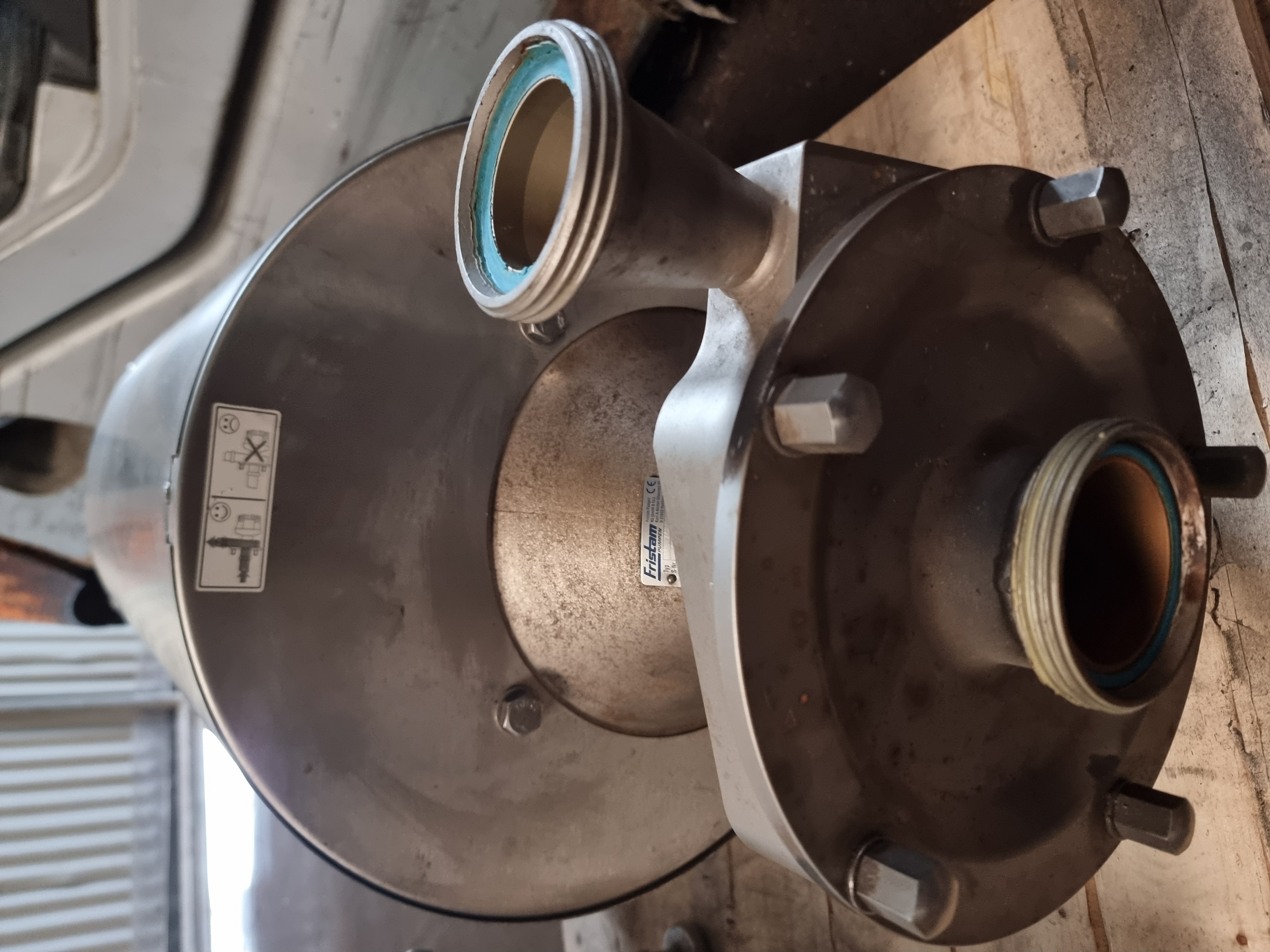 Used Fristam FP Series Hygienic Centrifugal Pump | Type: FPE 742/205 A