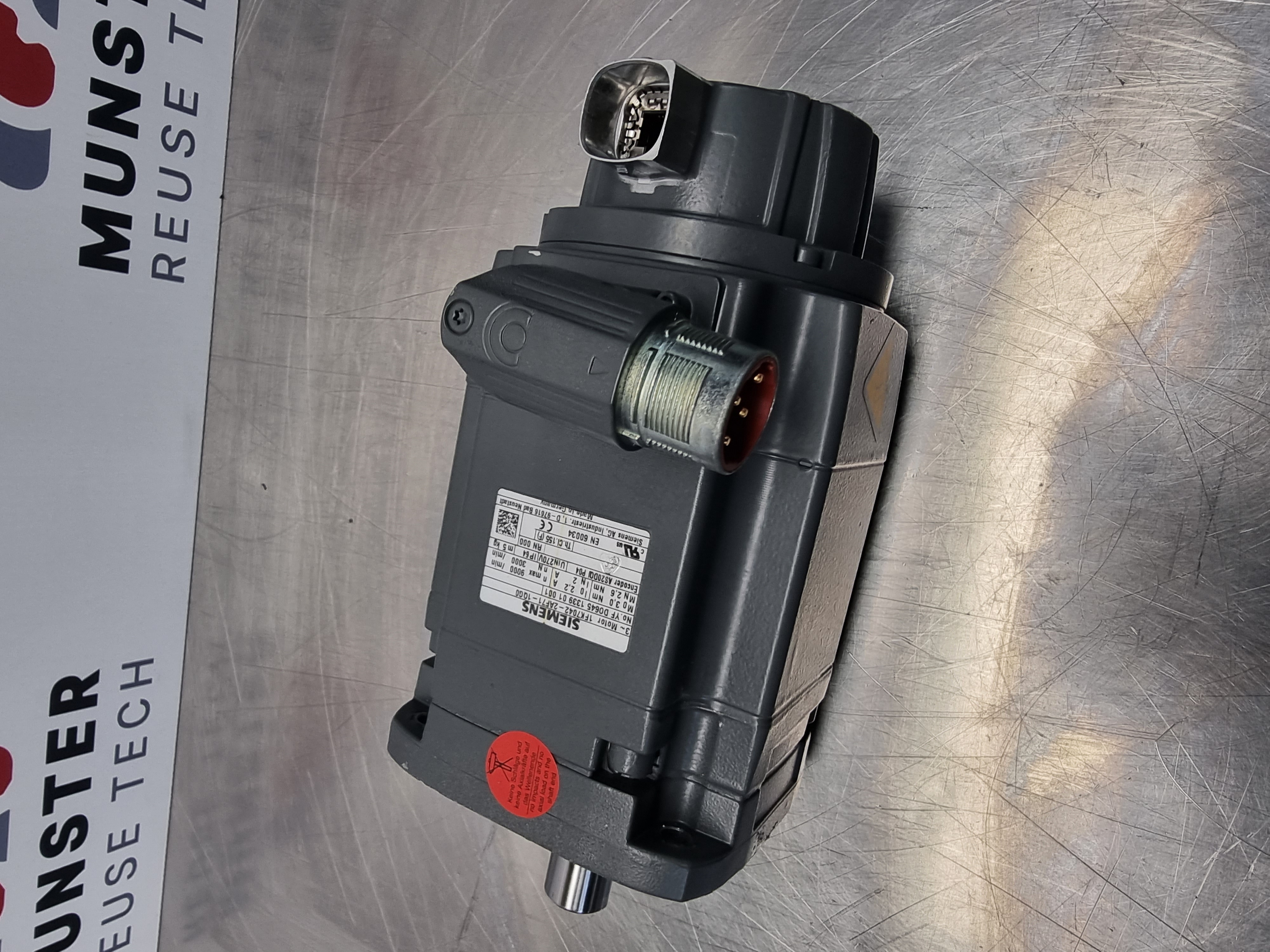 Used Siemens Simotics 1FK7042-2AF71-1GQ1 Servo Motor