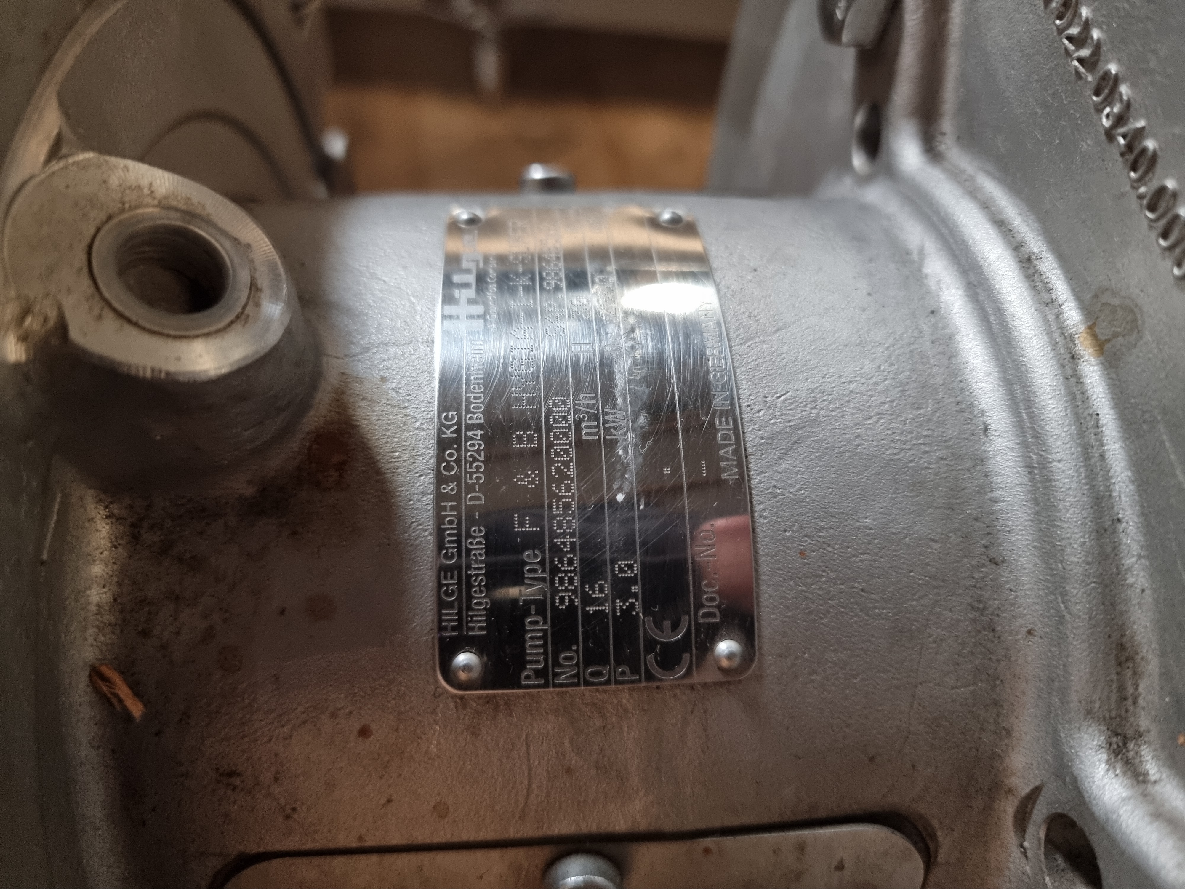 Used GEA Hilge F&B Hygia-I-K-Super Centrifugal Pump | 3.0kW