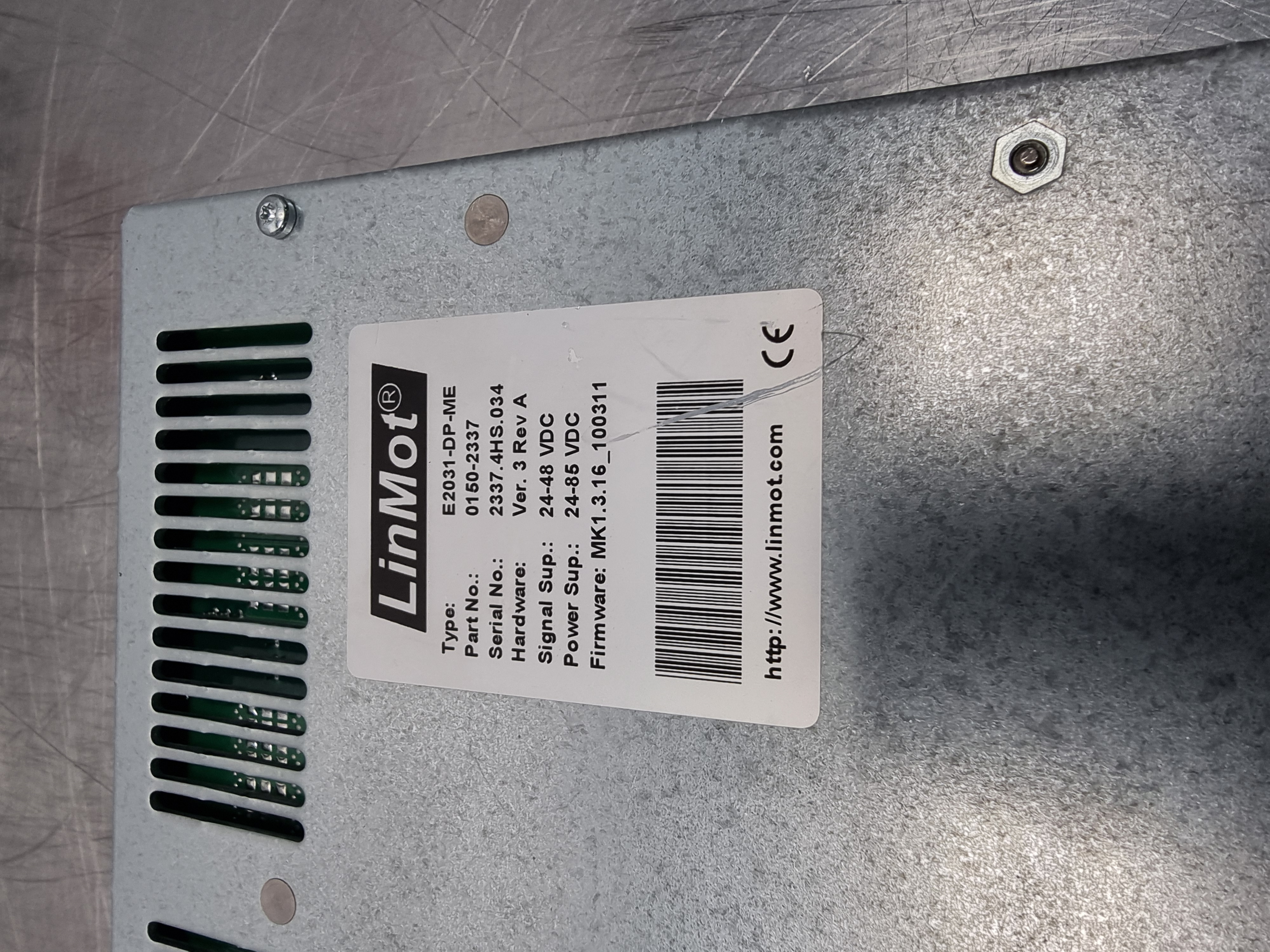 Used LinMot E2031-DP-ME Servo Controller | P/N: 0150-2337