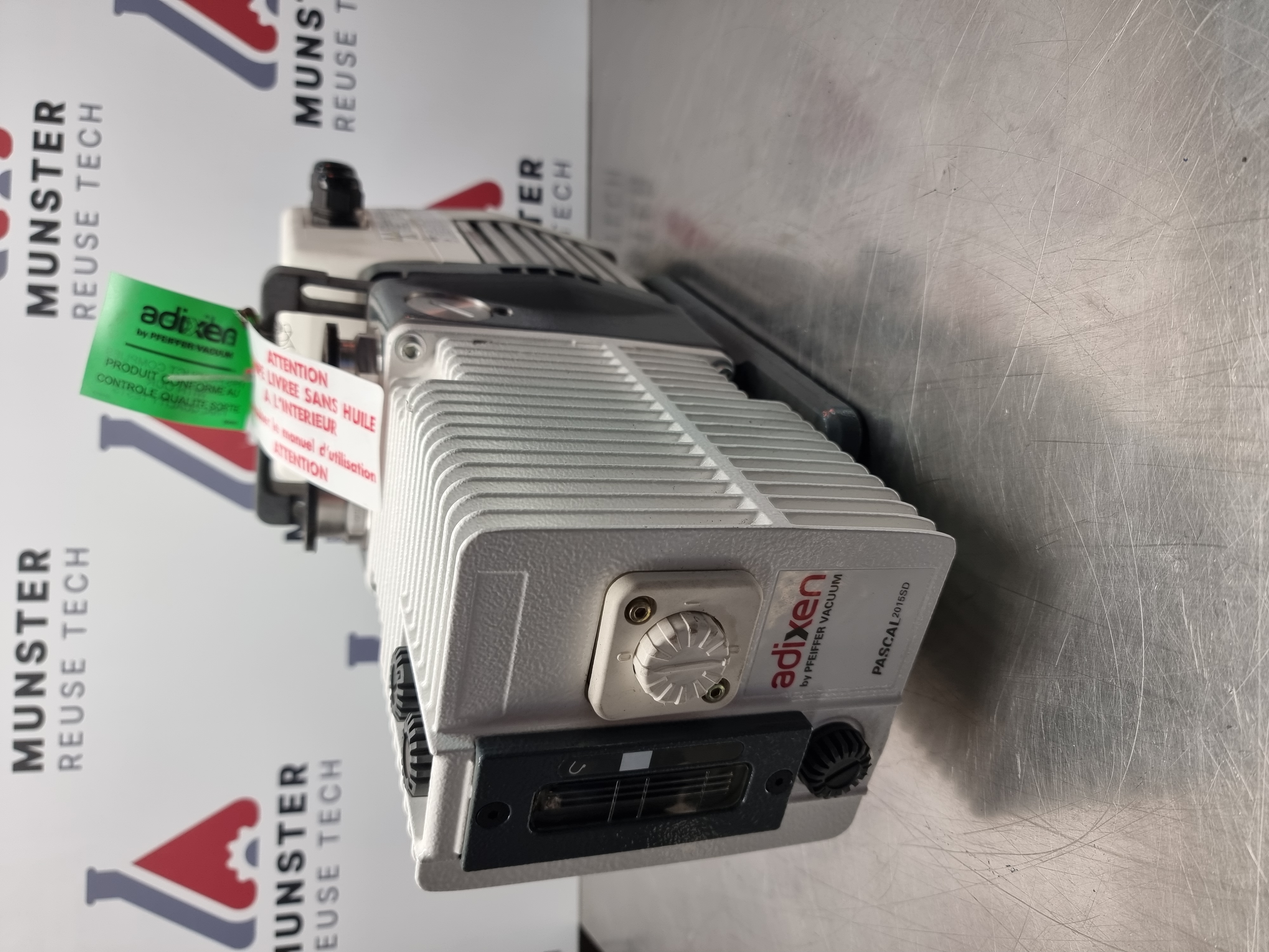 Used Pfeiffer Adixen 2 Stage Vacuum Pump | Part no. 215SDTHEM | Year 2012