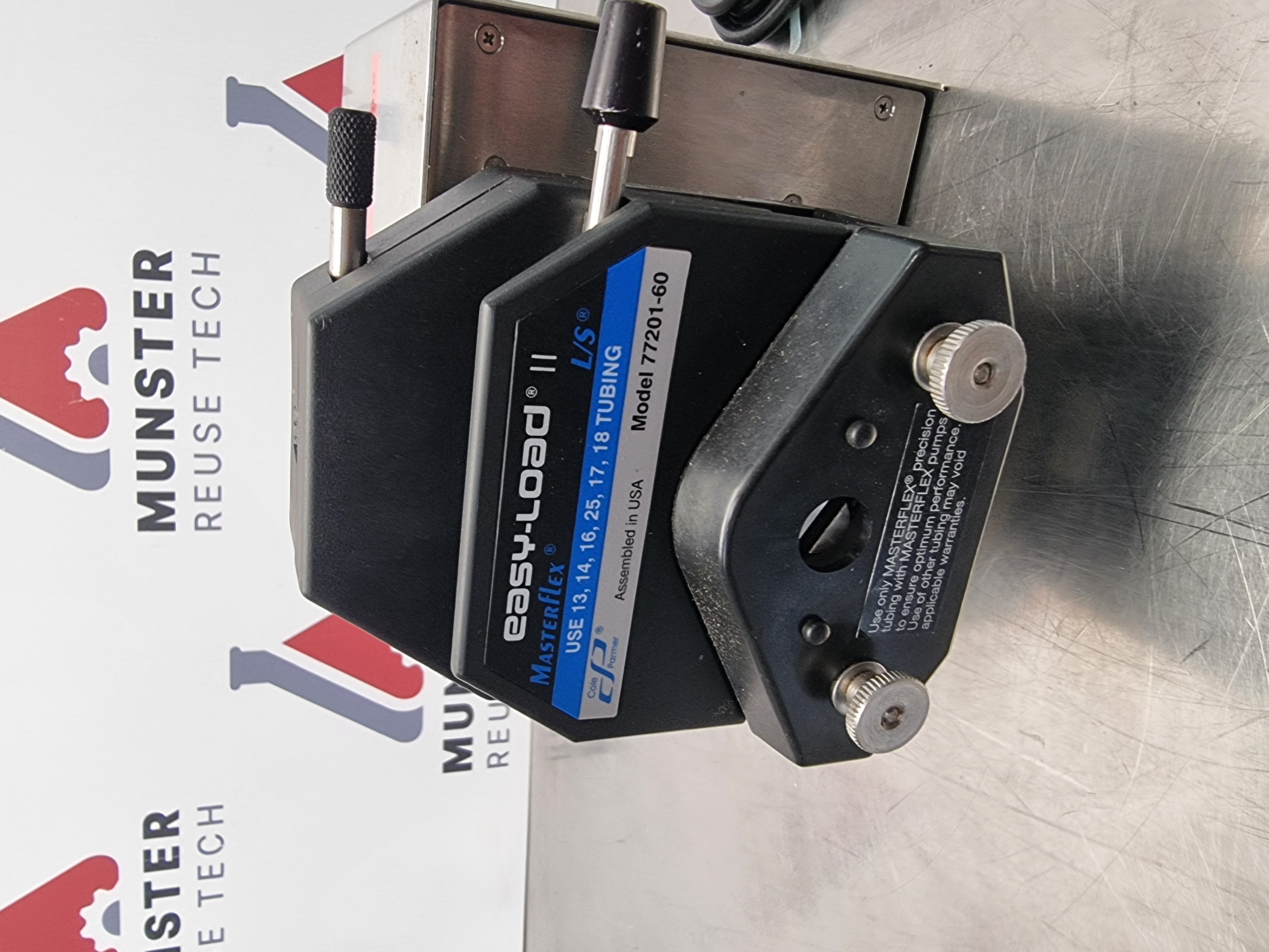 Used Ismatec Ecoline Peristaltic Pump C/W Cole Palmer Easy Load 77201-60 Pump Head