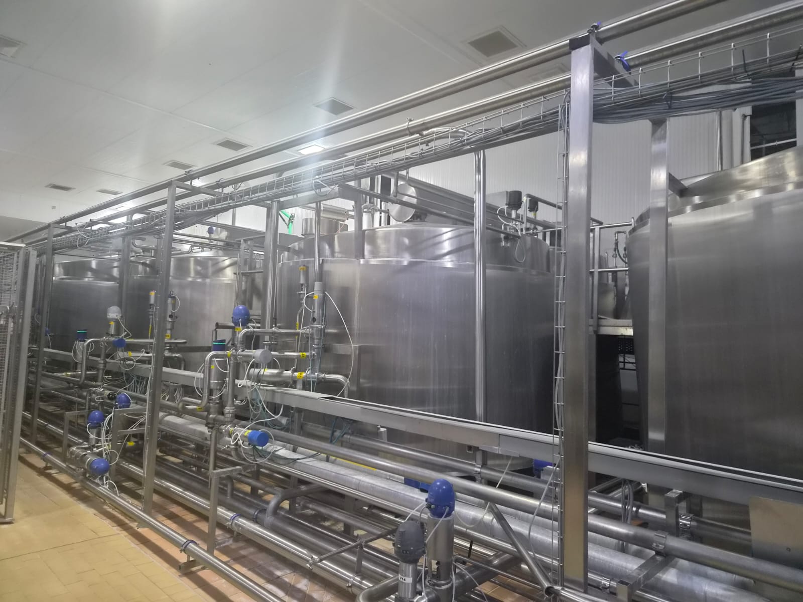 Used Complete Cheese Manufacturing Plant (36T in 24hrs) Located in Ireland