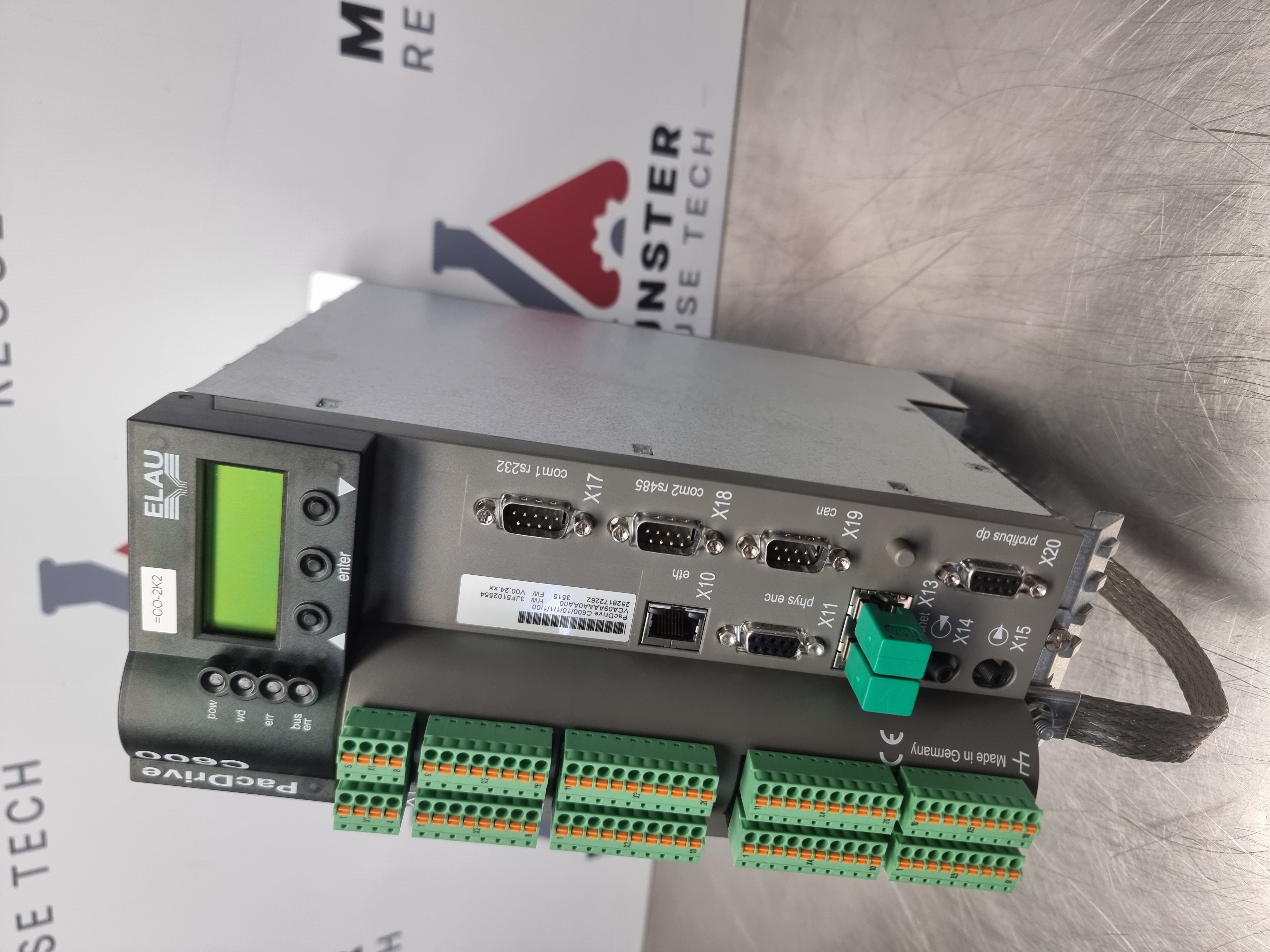 Used Schneider Elau C600 Pac Drive Controller C600/10/1/1/1/00 | VCA09AAAA0AA00