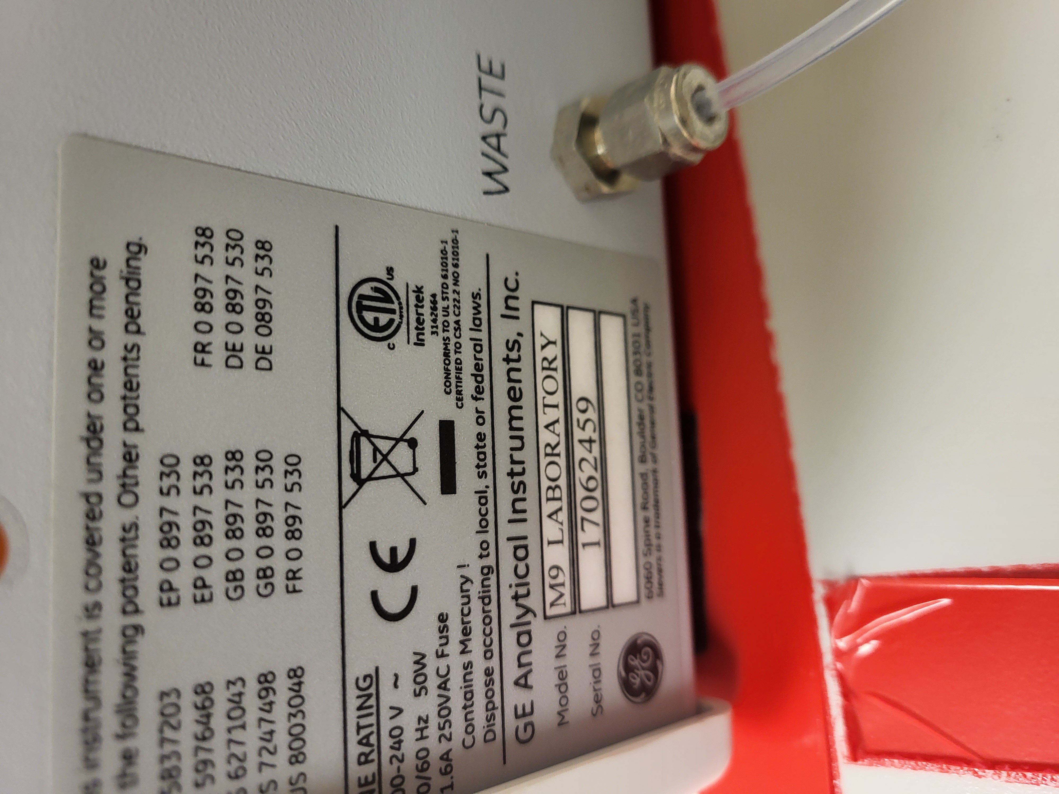 Used Sievers GE M9 TOC Analyser