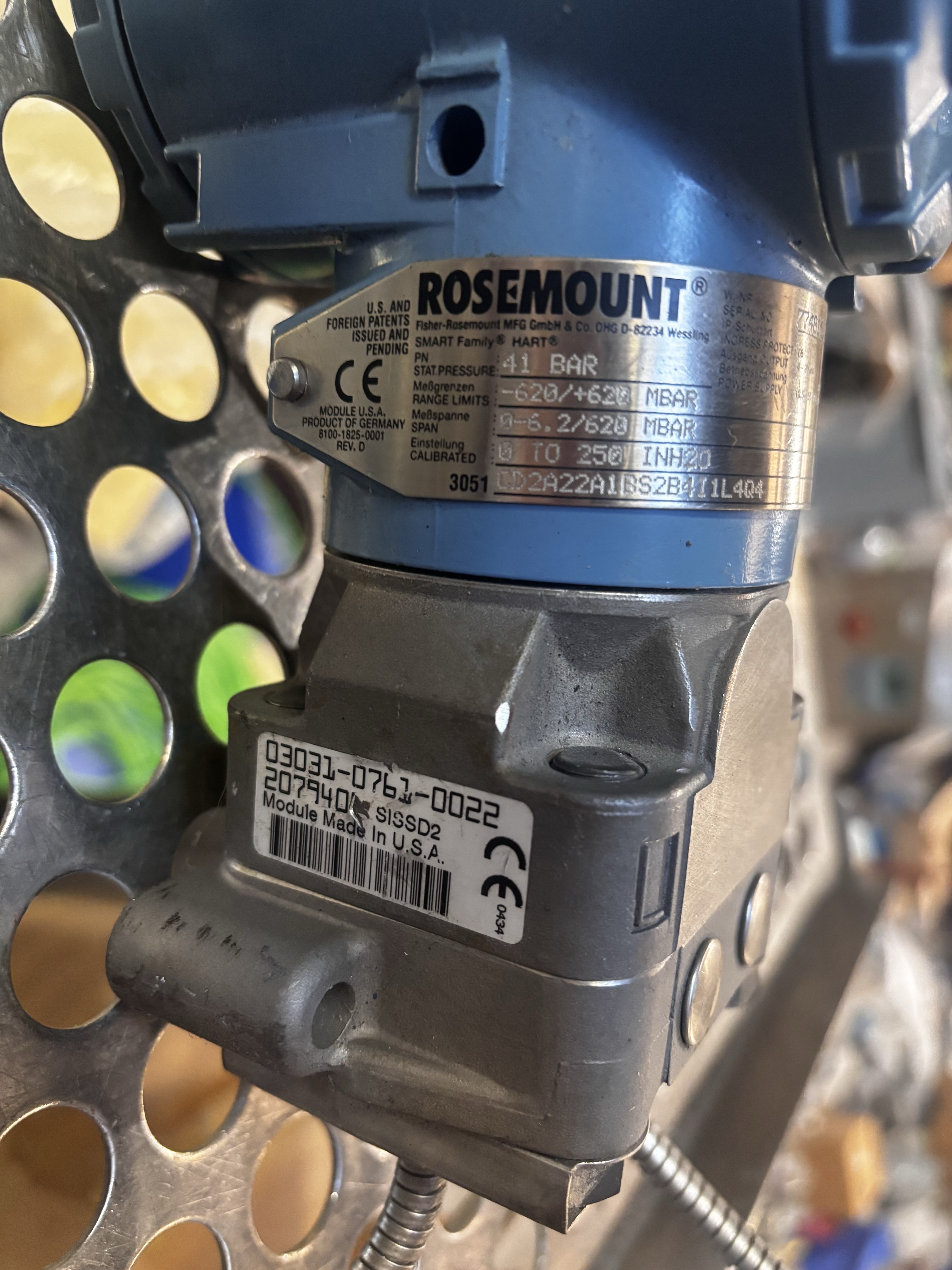 Rosemount Pressure Transmitter 3051