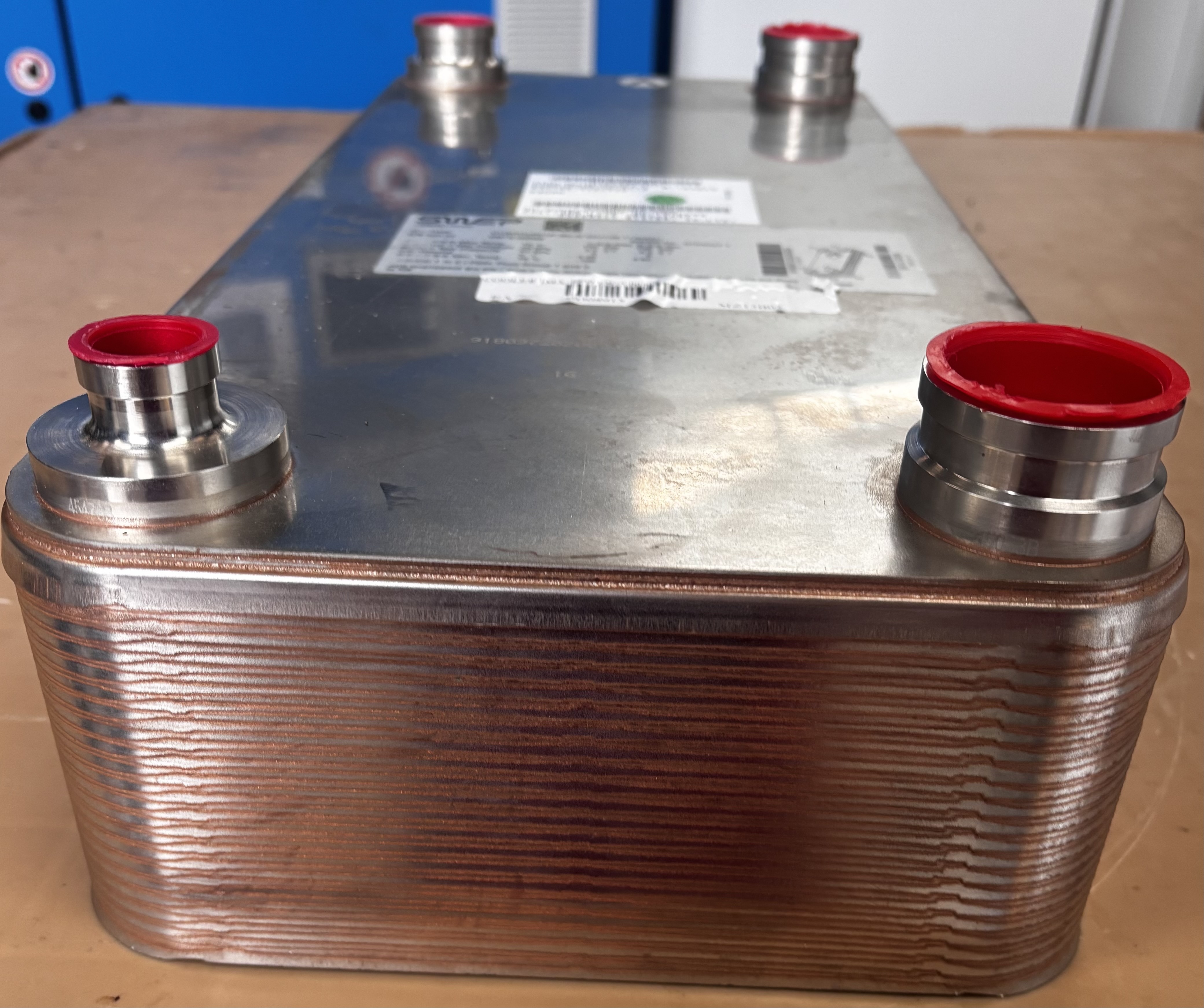 Used SWEP V120THx40/1P-SC-S 22U+35.1+2X42U Brazed Plate Heat Exchanger 0154527.1