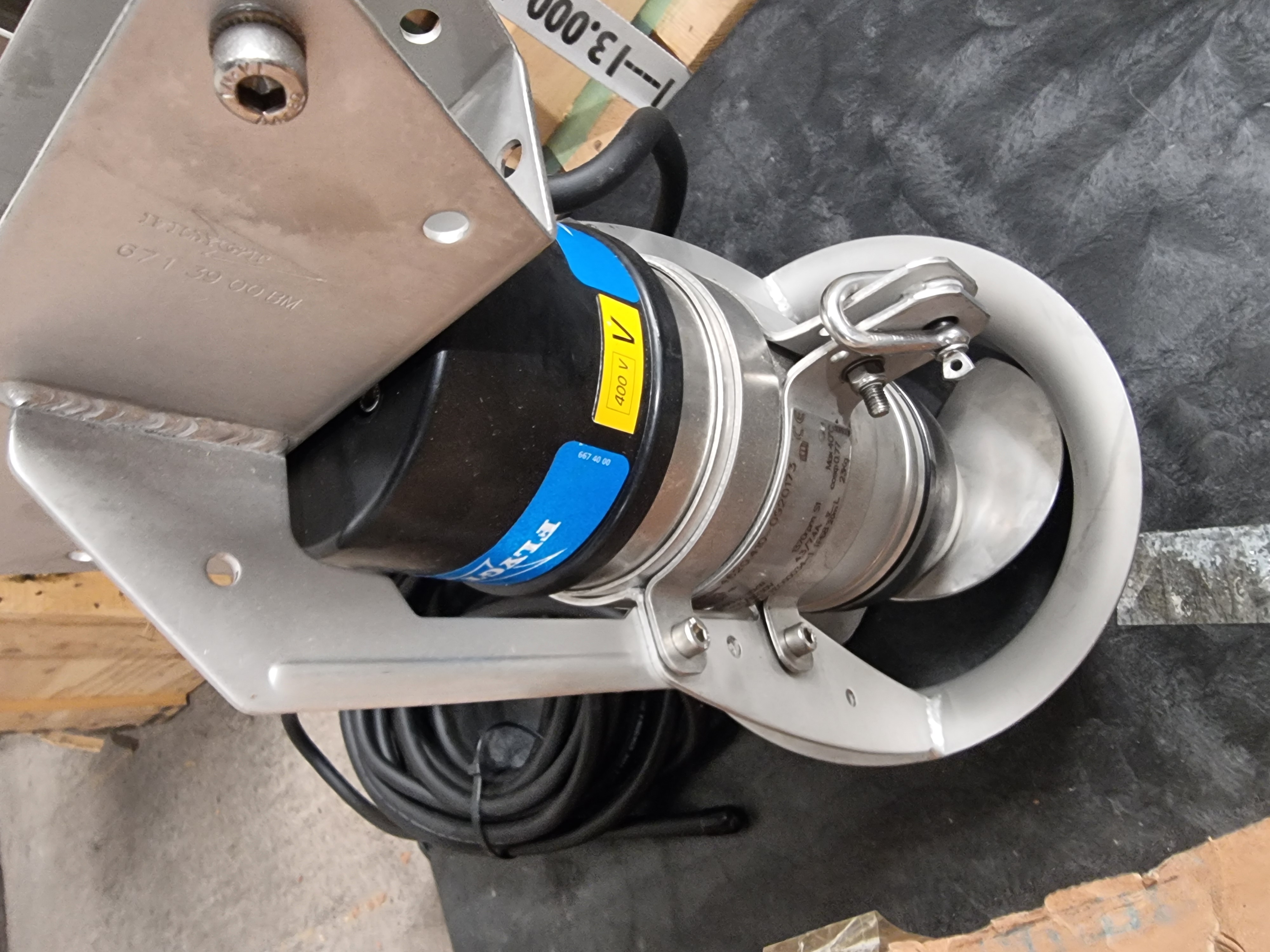 Used Flygt 4620.410 Submersible Mixer | 4620.410-0920173 | 1.5kW