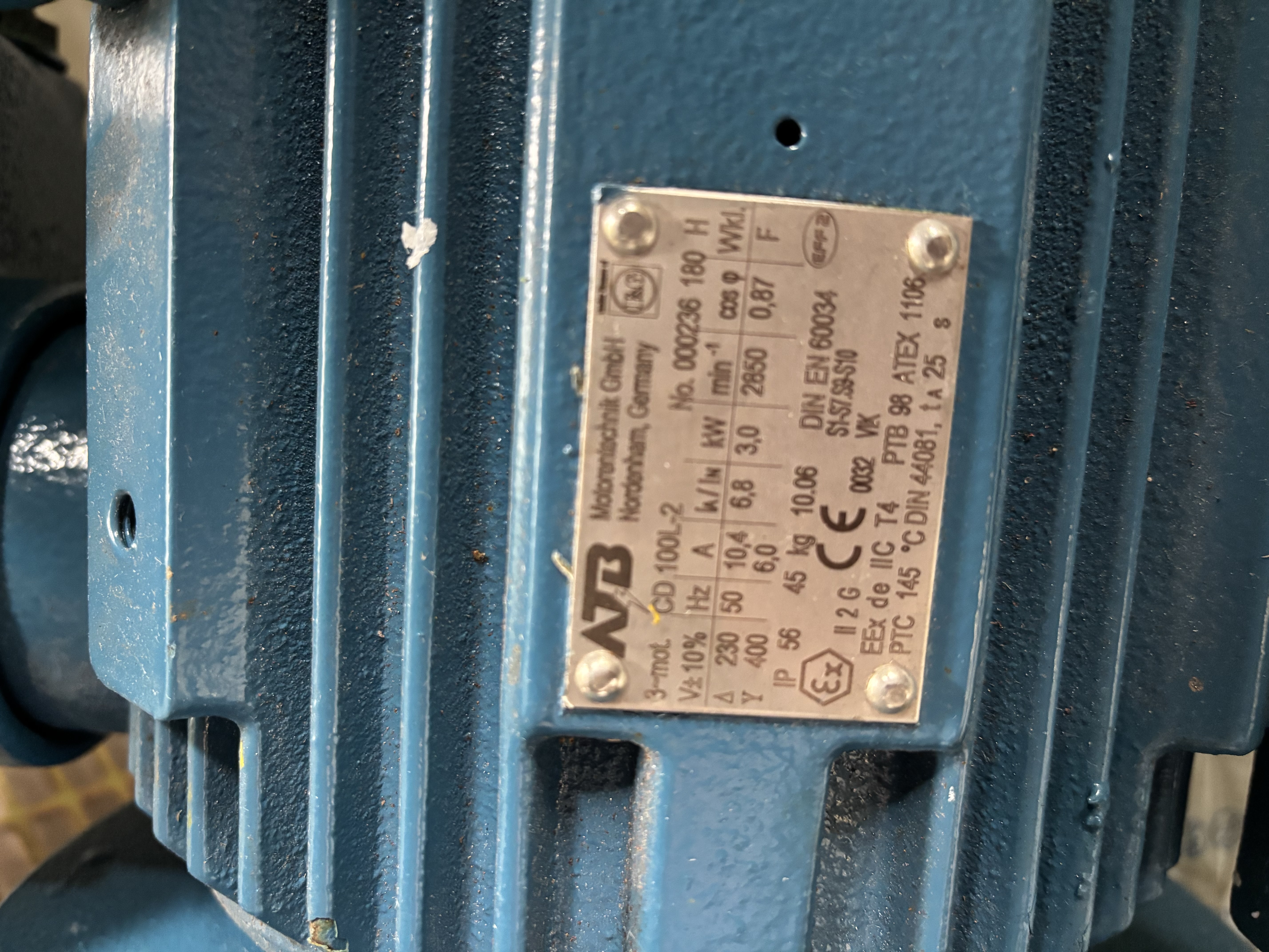 ATB CD 100L -2 Atexroted Motor