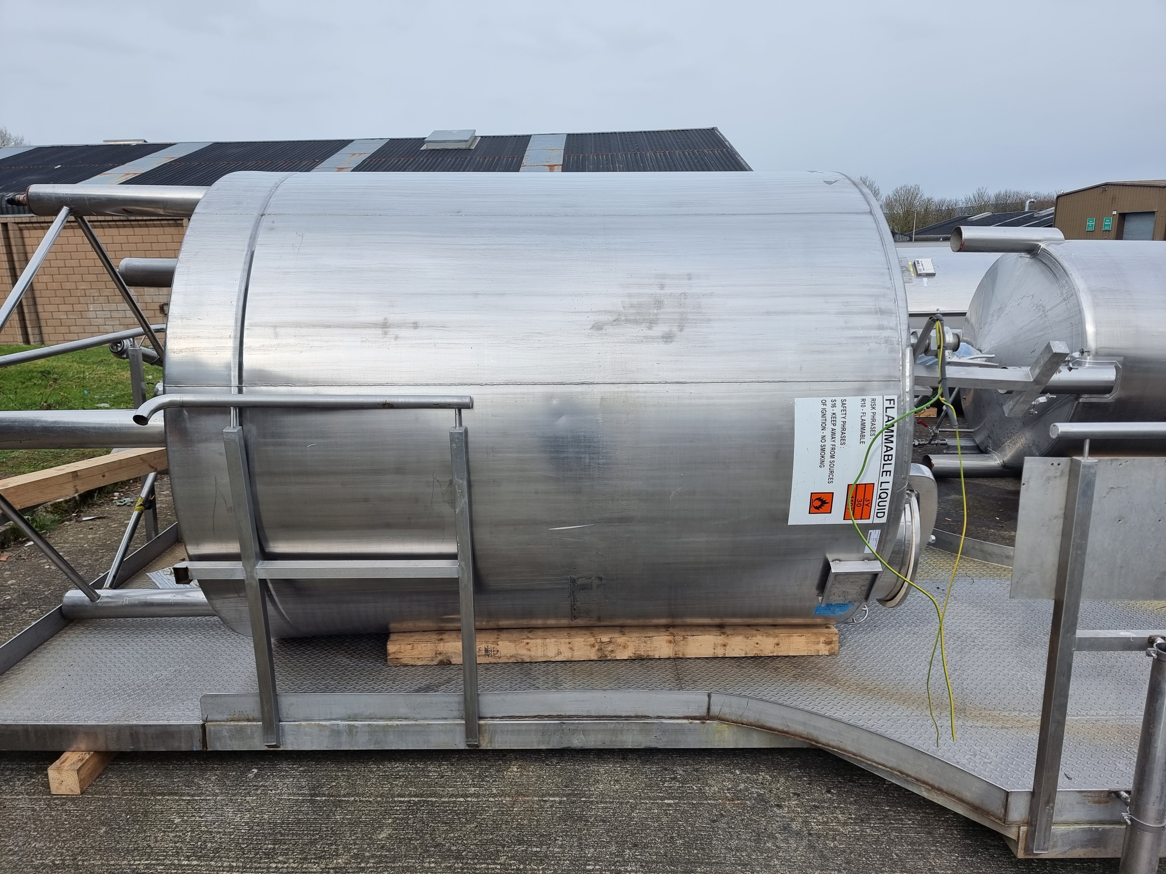 Used Selection Of Stainless Steel Tanks 20,000 ltr to 2,500 ltr