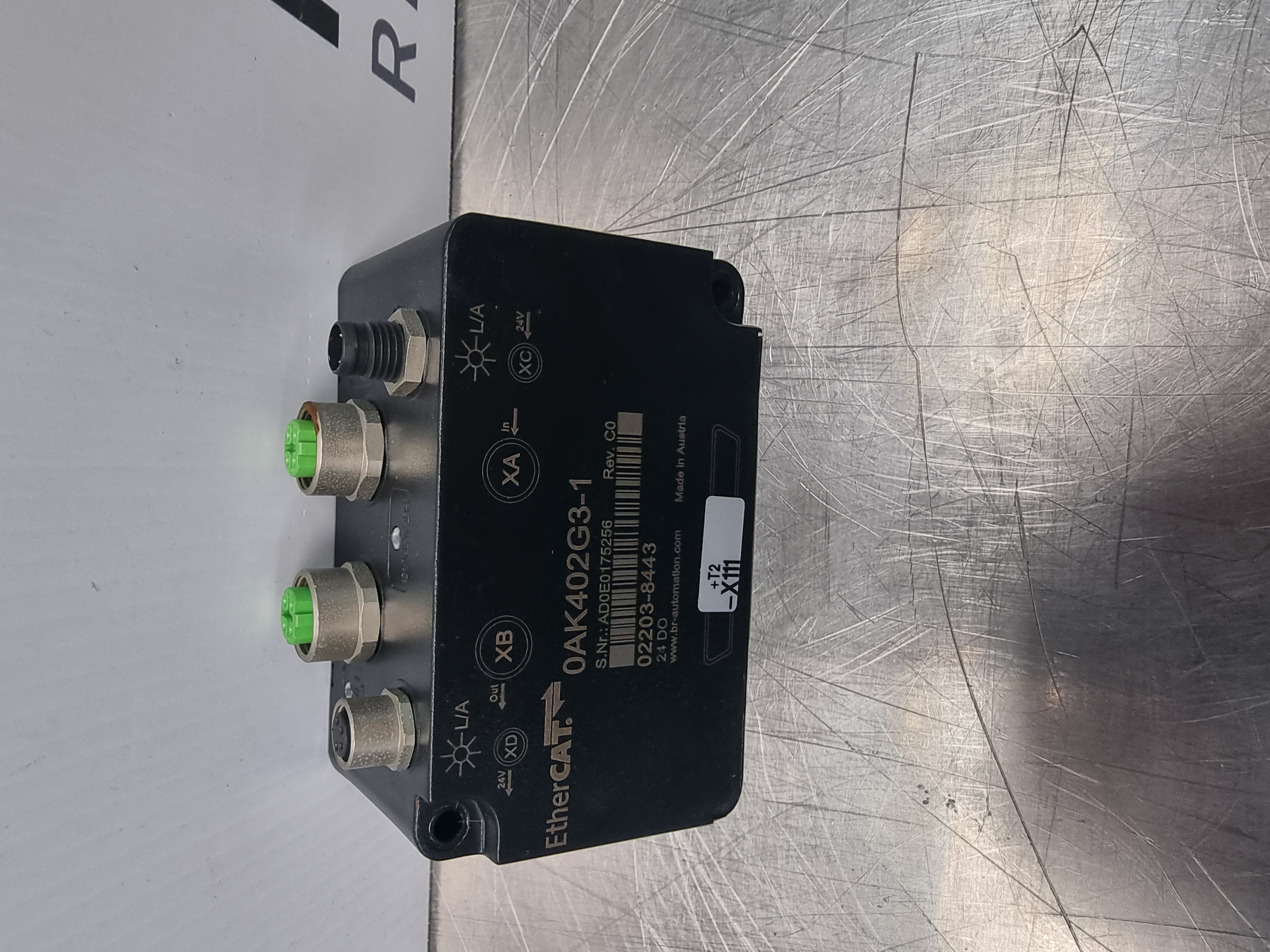 Used B&R 0AK402G3-1 EtherCAT Modul | P/N: 02203-8443 | 24DO