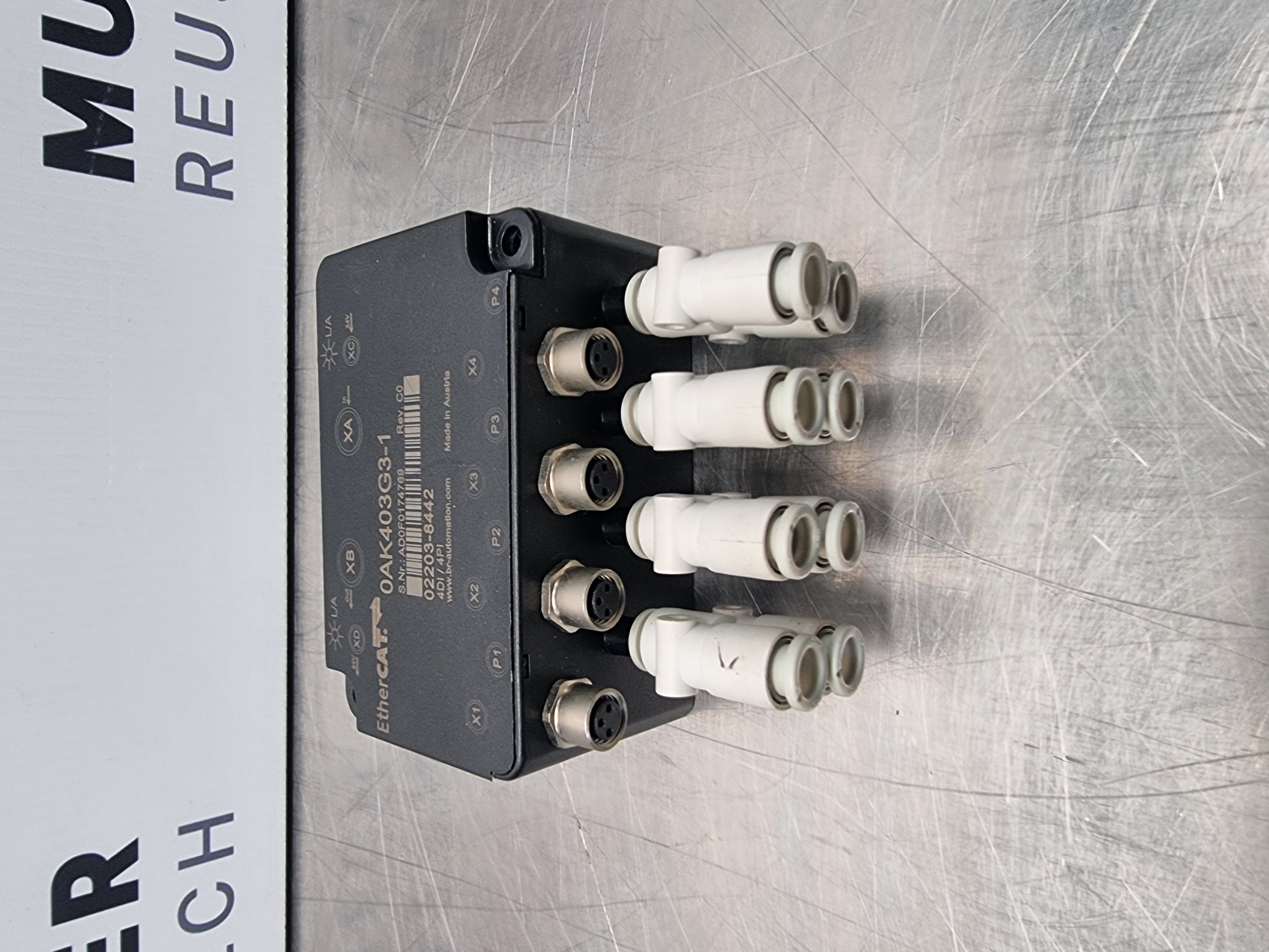 Used B&R 0AK403G3-1 EtherCAT Modul | P/N: 02203-8442 | 4DI/4PI