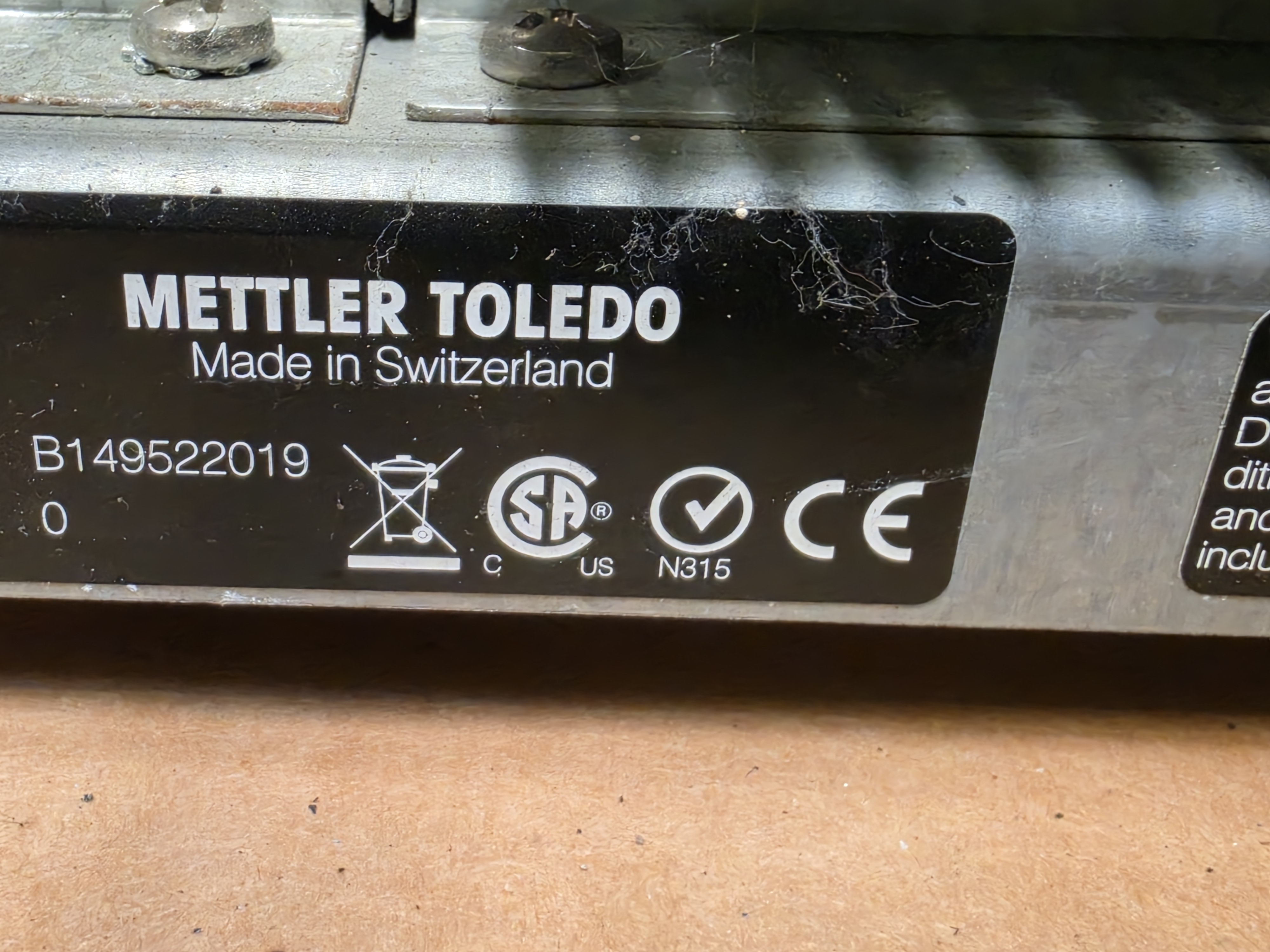 Used Mettler Toledo DSC1/400RO Thermogravimetric Analyser