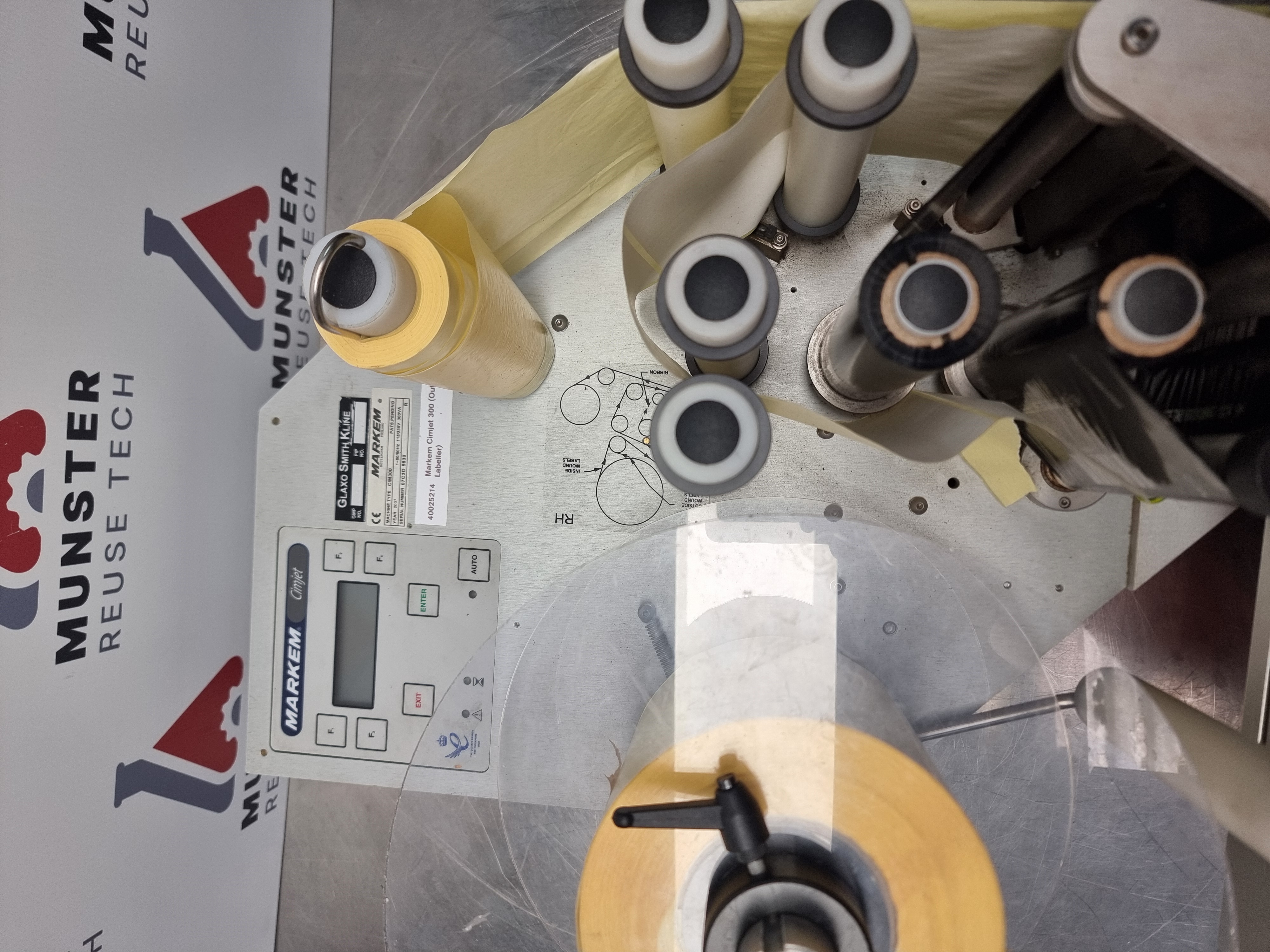 Used Markem Imaje CimJet 300 Label Printer