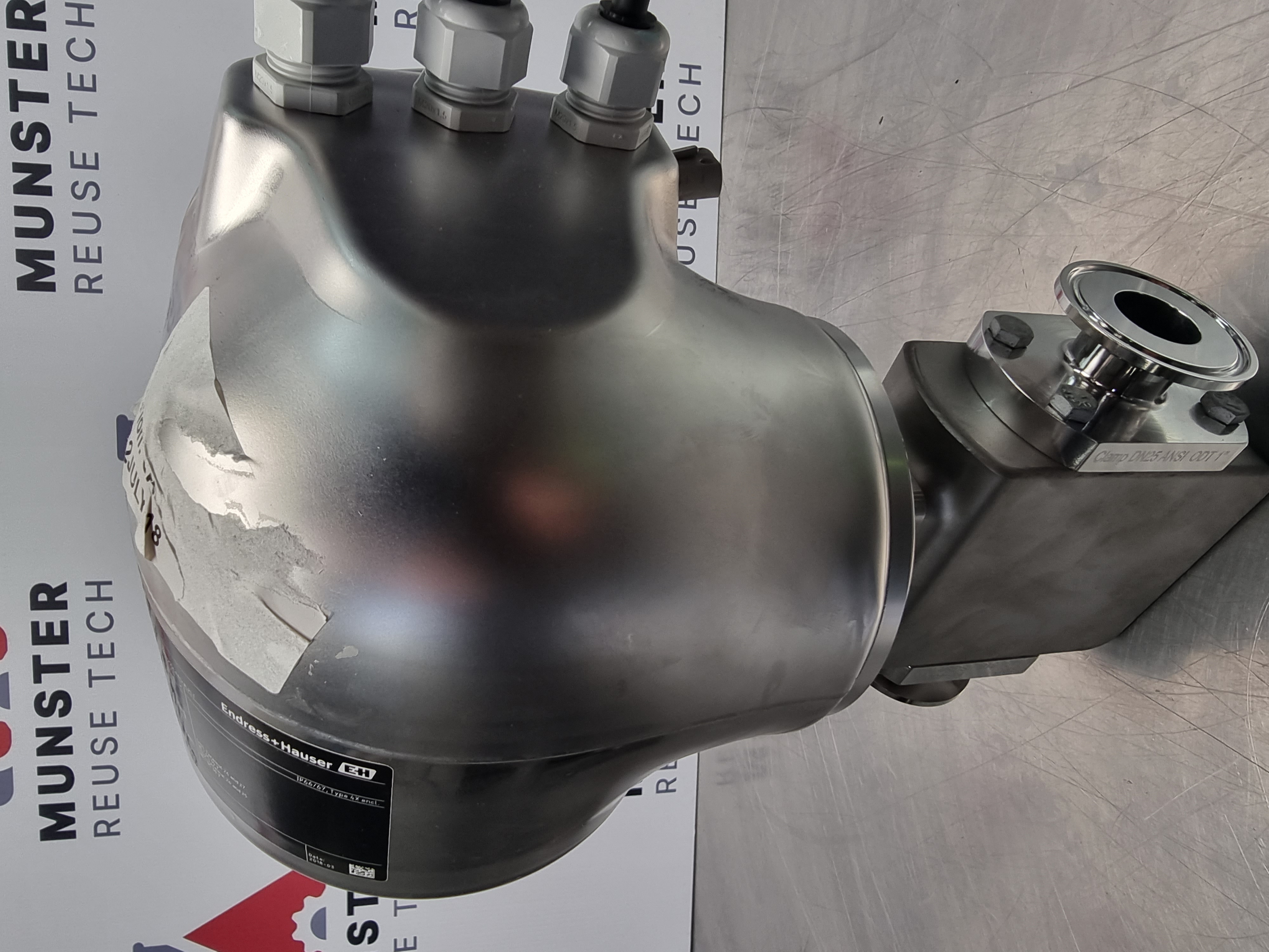 Endress Hauser Promag H Flow Meter | 5H3B22-25R3/0 | Clamp DN25 ANSI ODT 1"