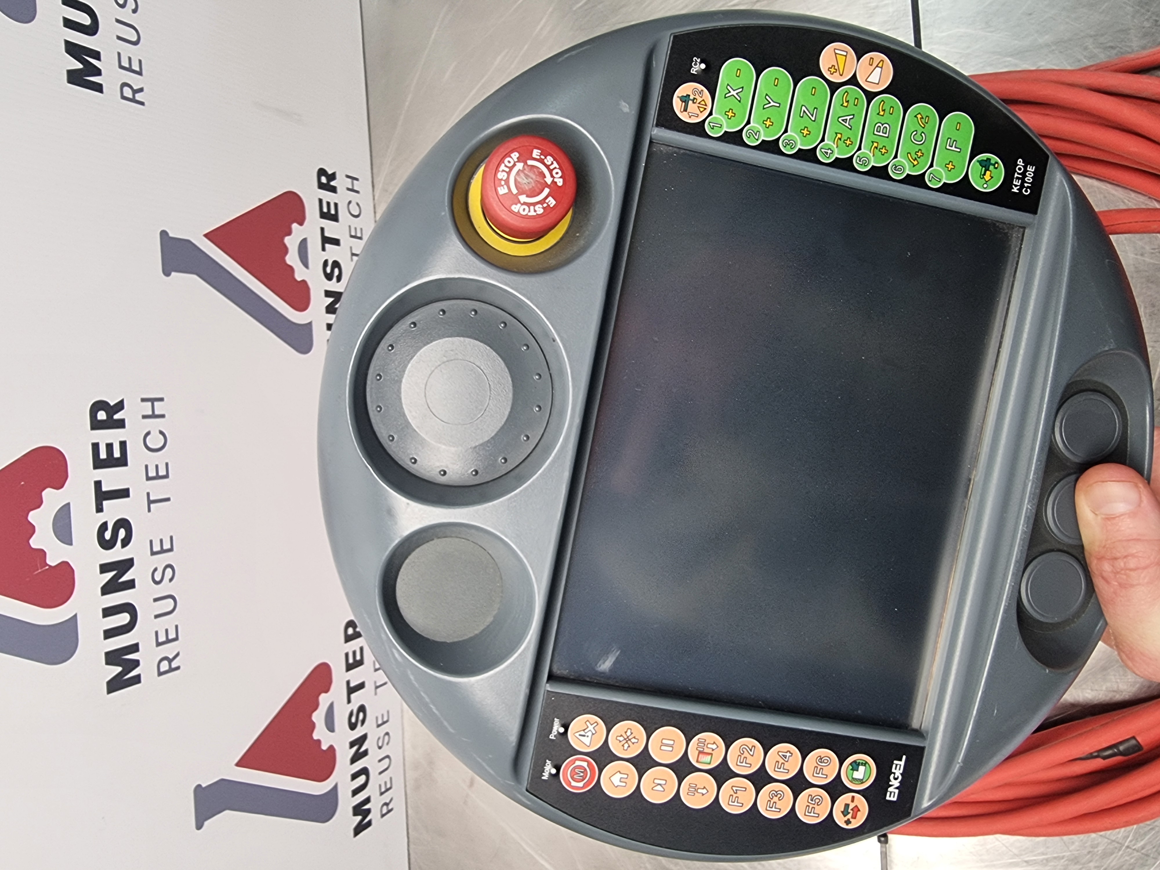 Used Keba KeTop C100 E2 15M /83343 / 04 | Teach Pendant for Engel Viper 20 Robot