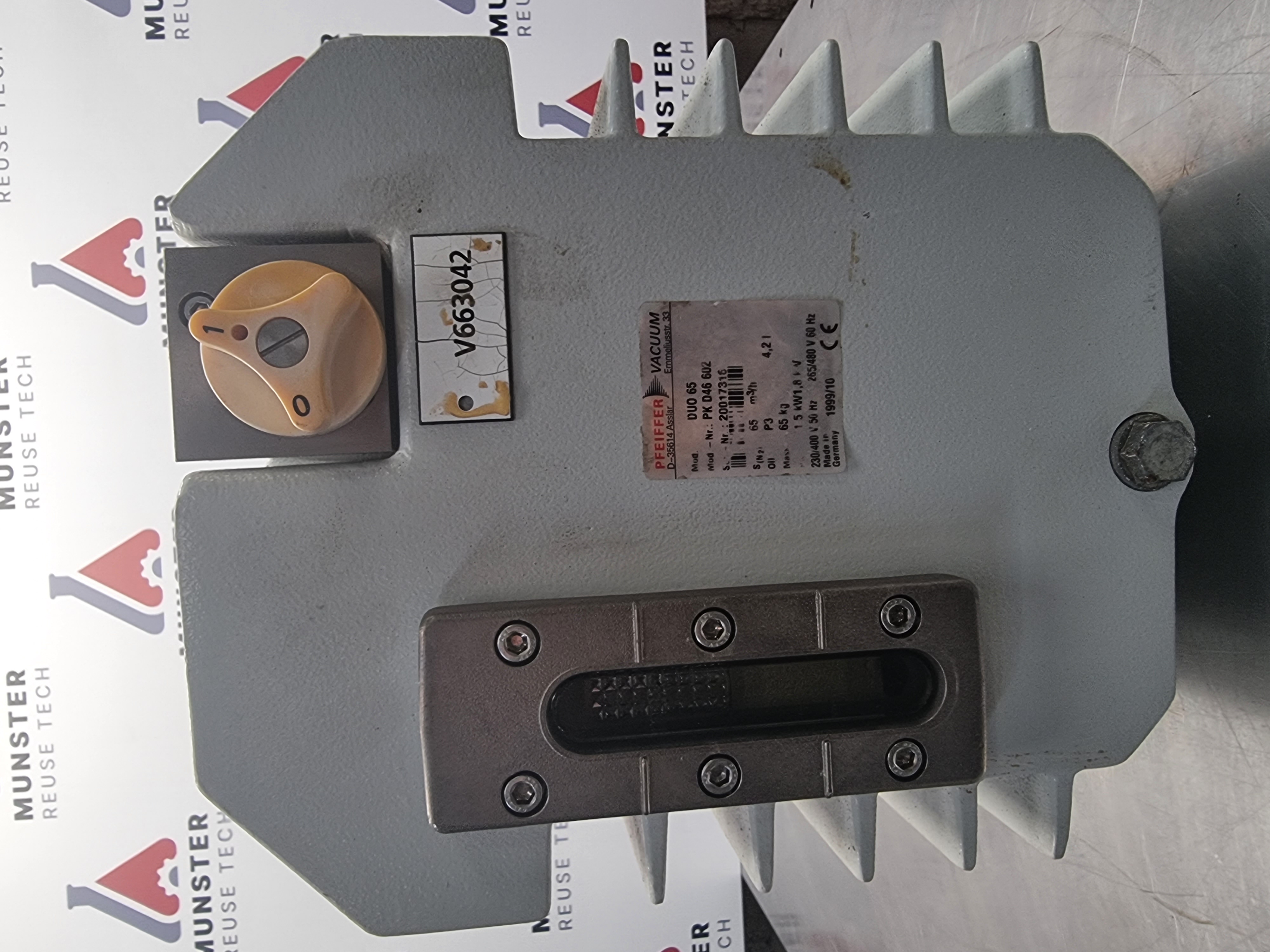 Used Pfeiffer Duo 65 Vacuum Pump | PK D46 602 | 65 m³/h