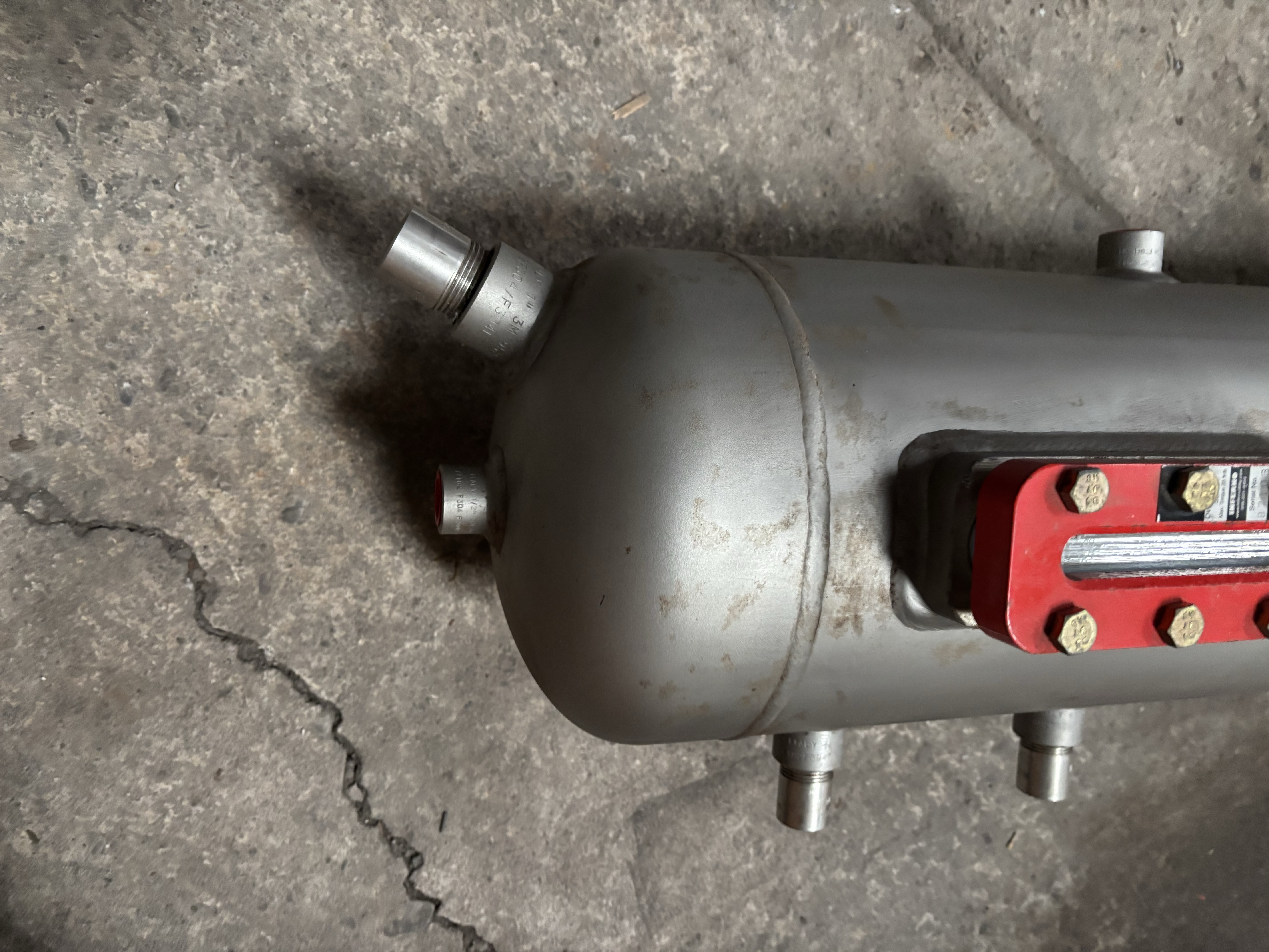 Used Chesterton 3-Gallon Stainless Seal Pot Tank 107124   SPUM1109-62A/3