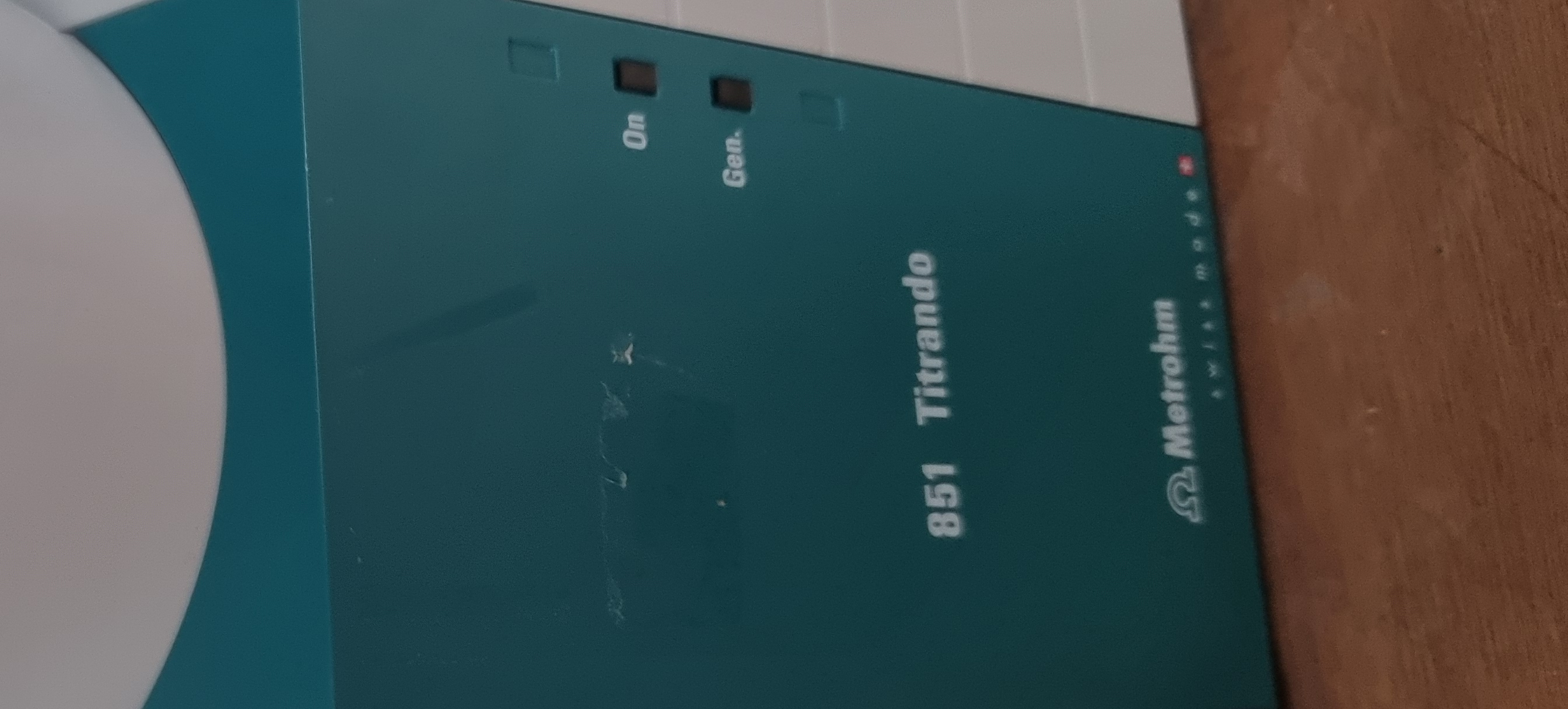 Used Metrohm 874 Oven Sampler c/w  851 Titrando & 803 Ti Stand