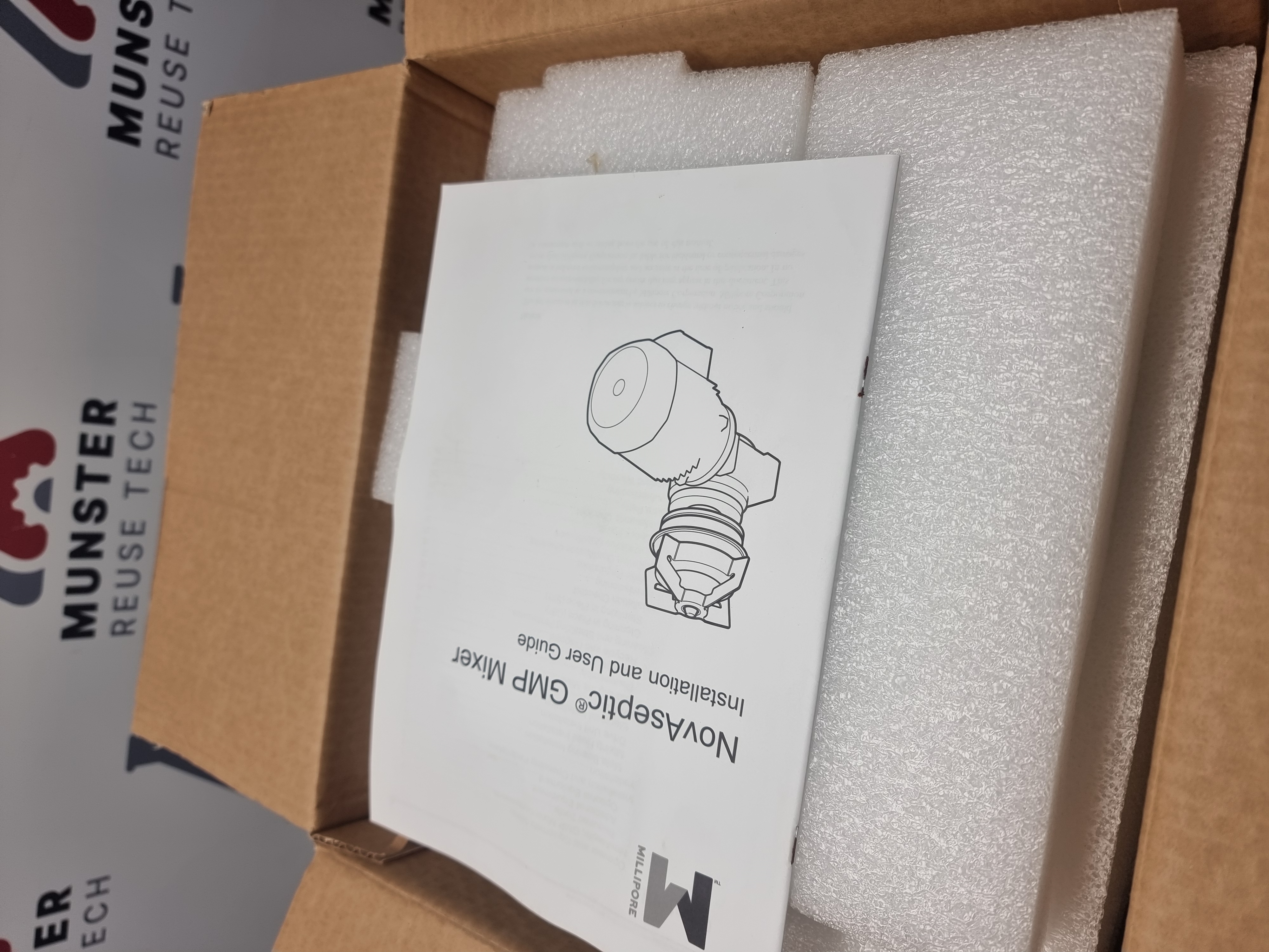 Millipore Novaseptic GMP 500 Drive Unit | P/N: GM5/4B21-1010 | 100mm / 0.25kW